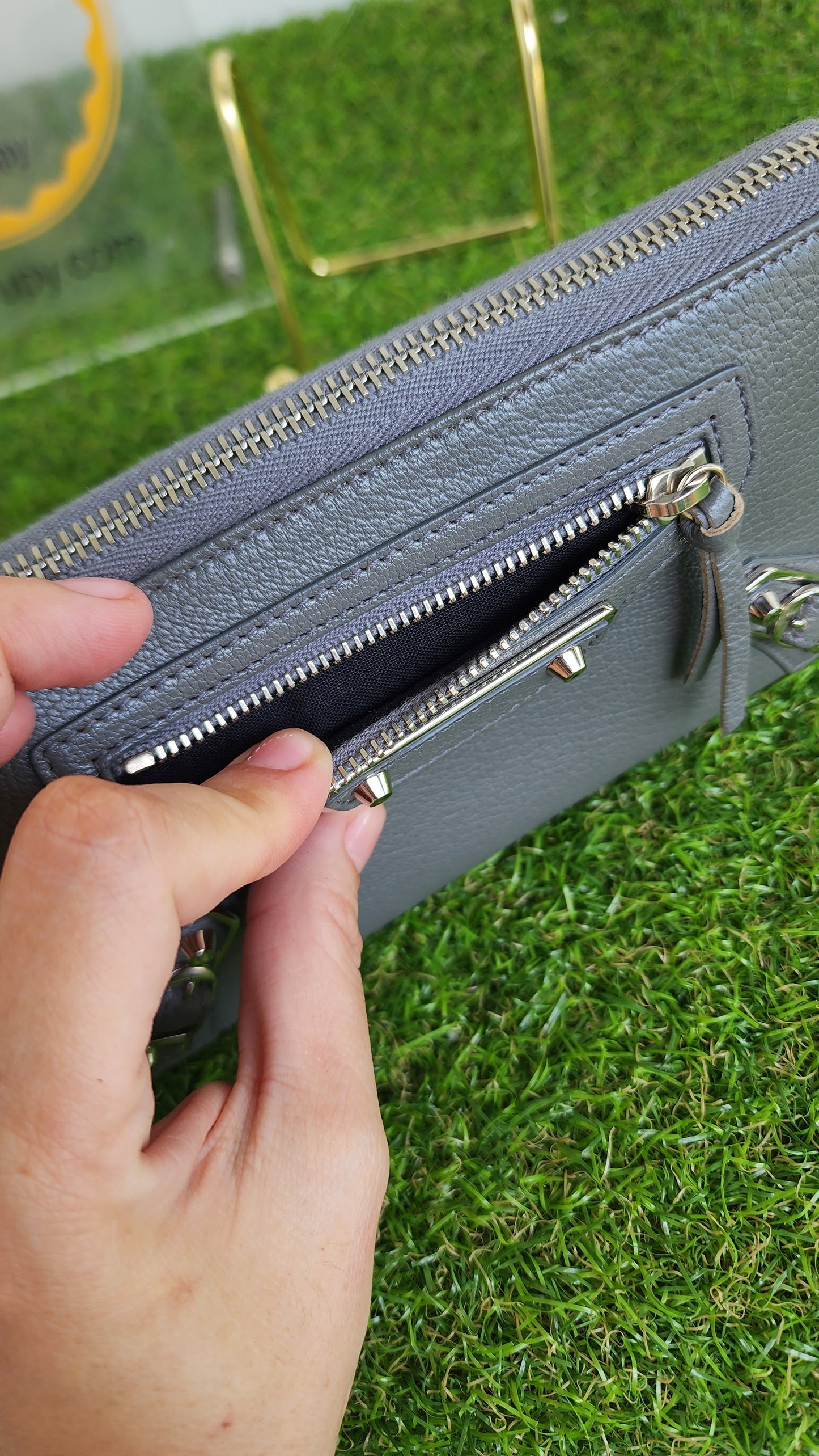 BALENCIAGA MET EDGE LONG WALLET