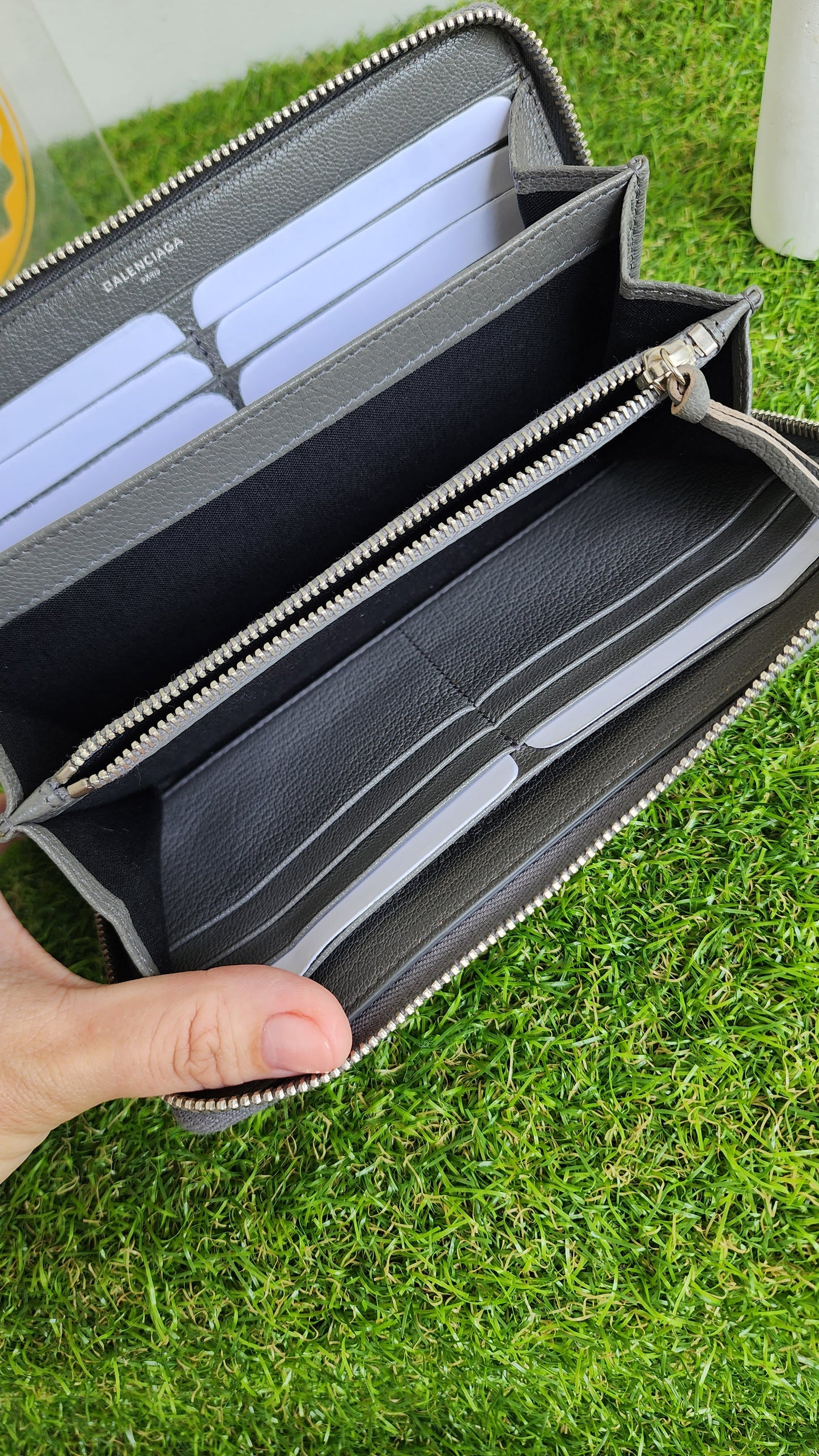 BALENCIAGA MET EDGE LONG WALLET