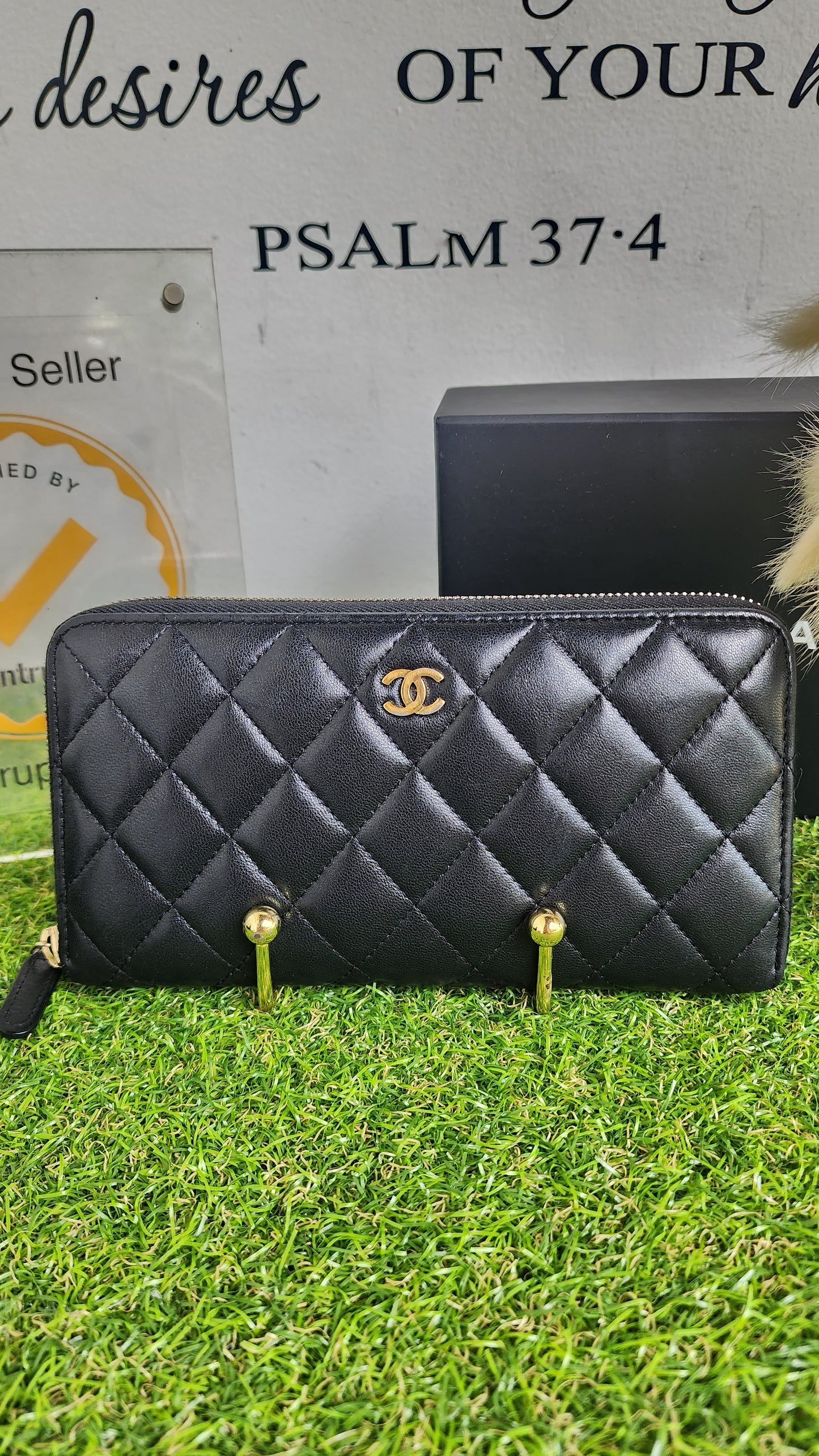 CHANEL LONG ZIPPY WALLET