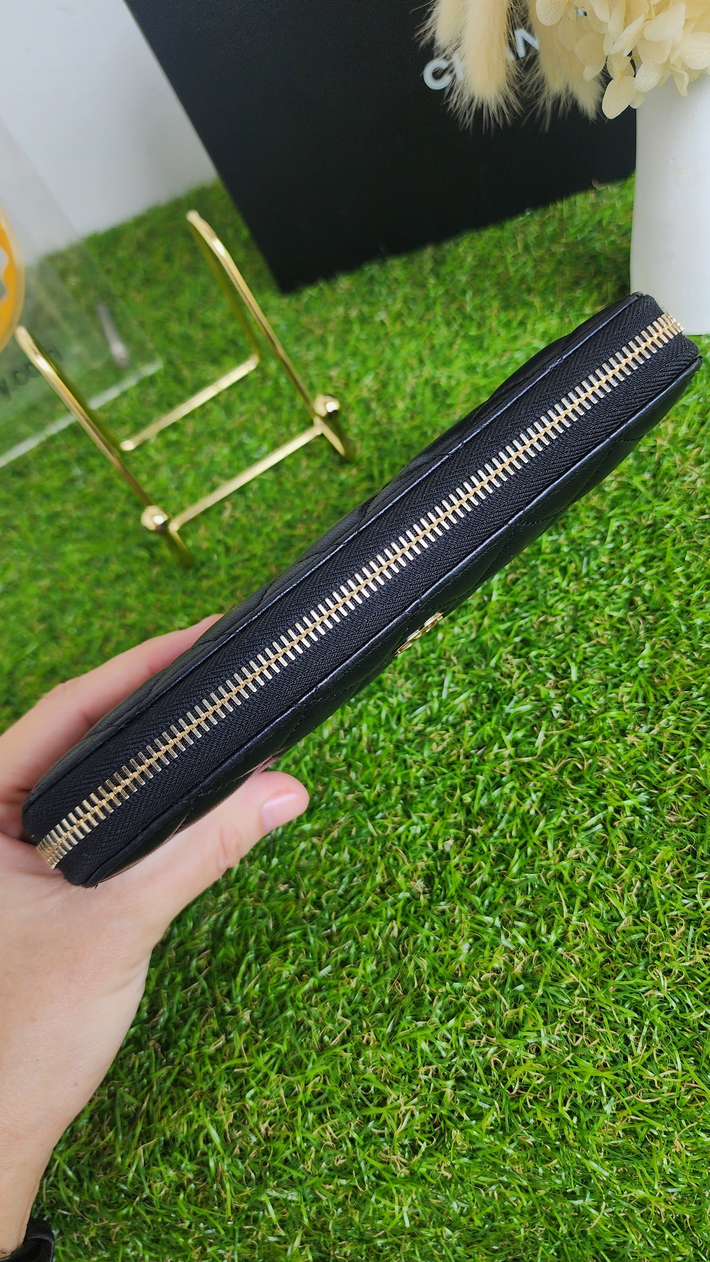 CHANEL LONG ZIPPY WALLET