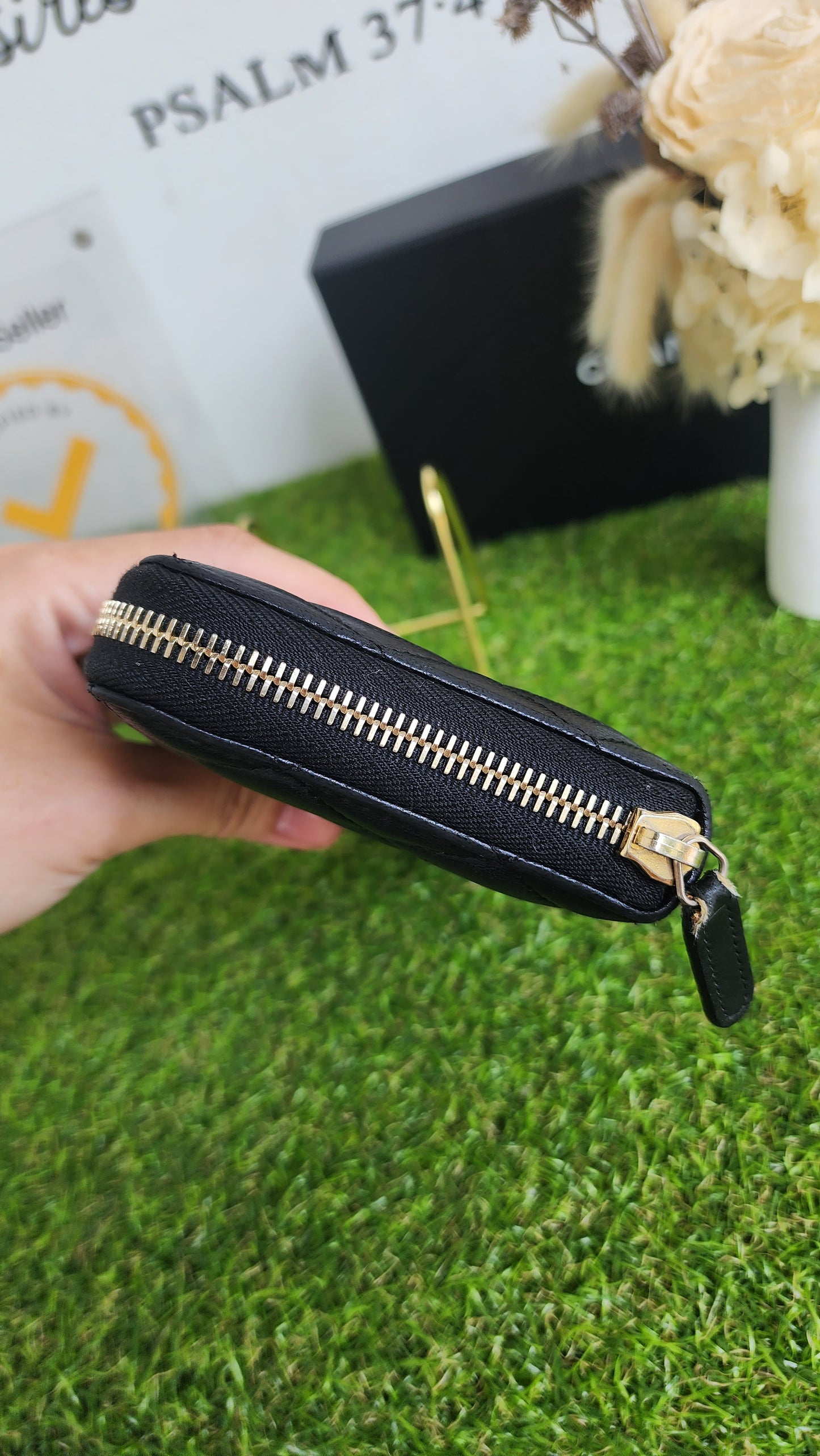 CHANEL LONG ZIPPY WALLET