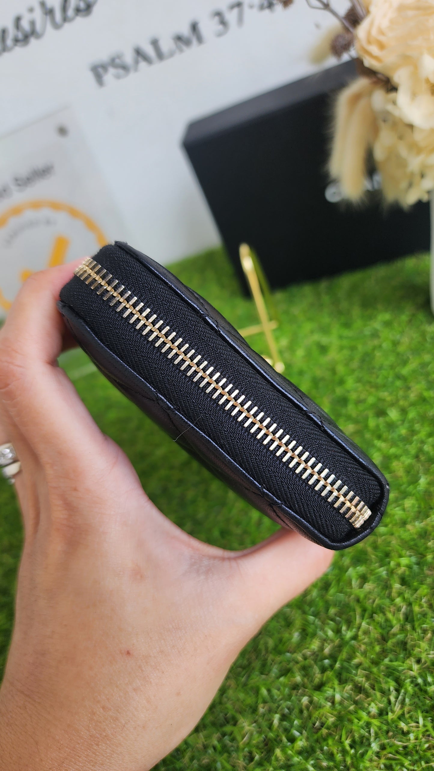 CHANEL LONG ZIPPY WALLET