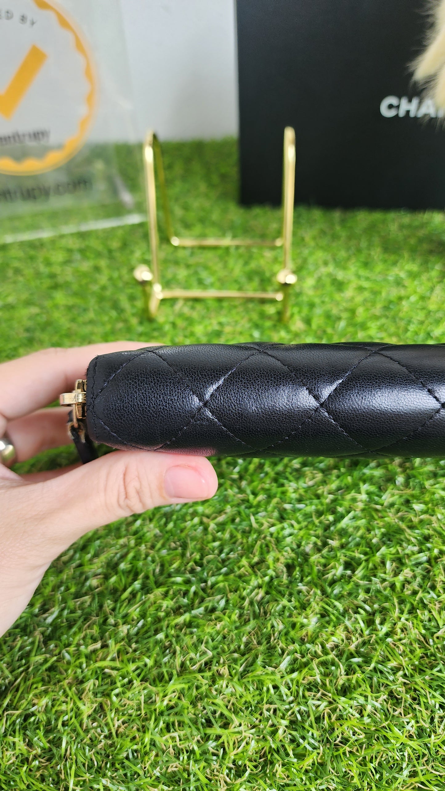 CHANEL LONG ZIPPY WALLET