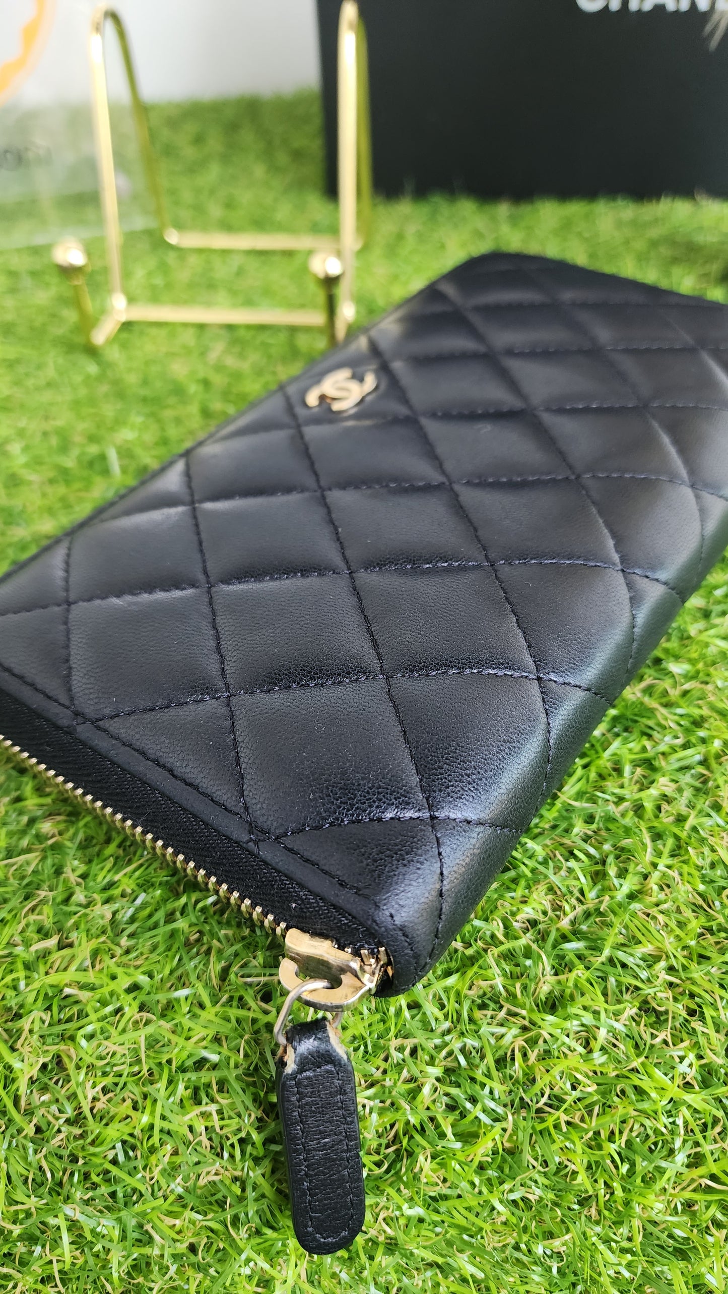 CHANEL LONG ZIPPY WALLET