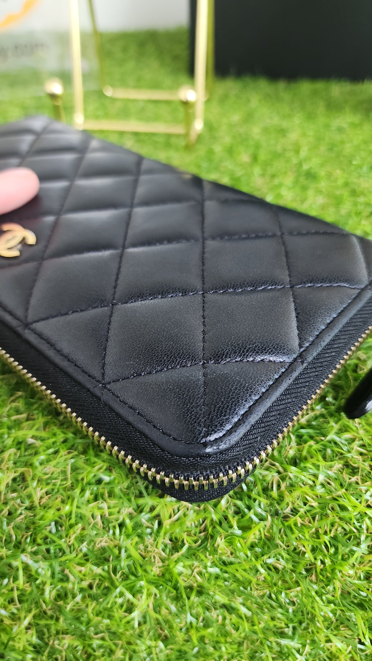 CHANEL LONG ZIPPY WALLET