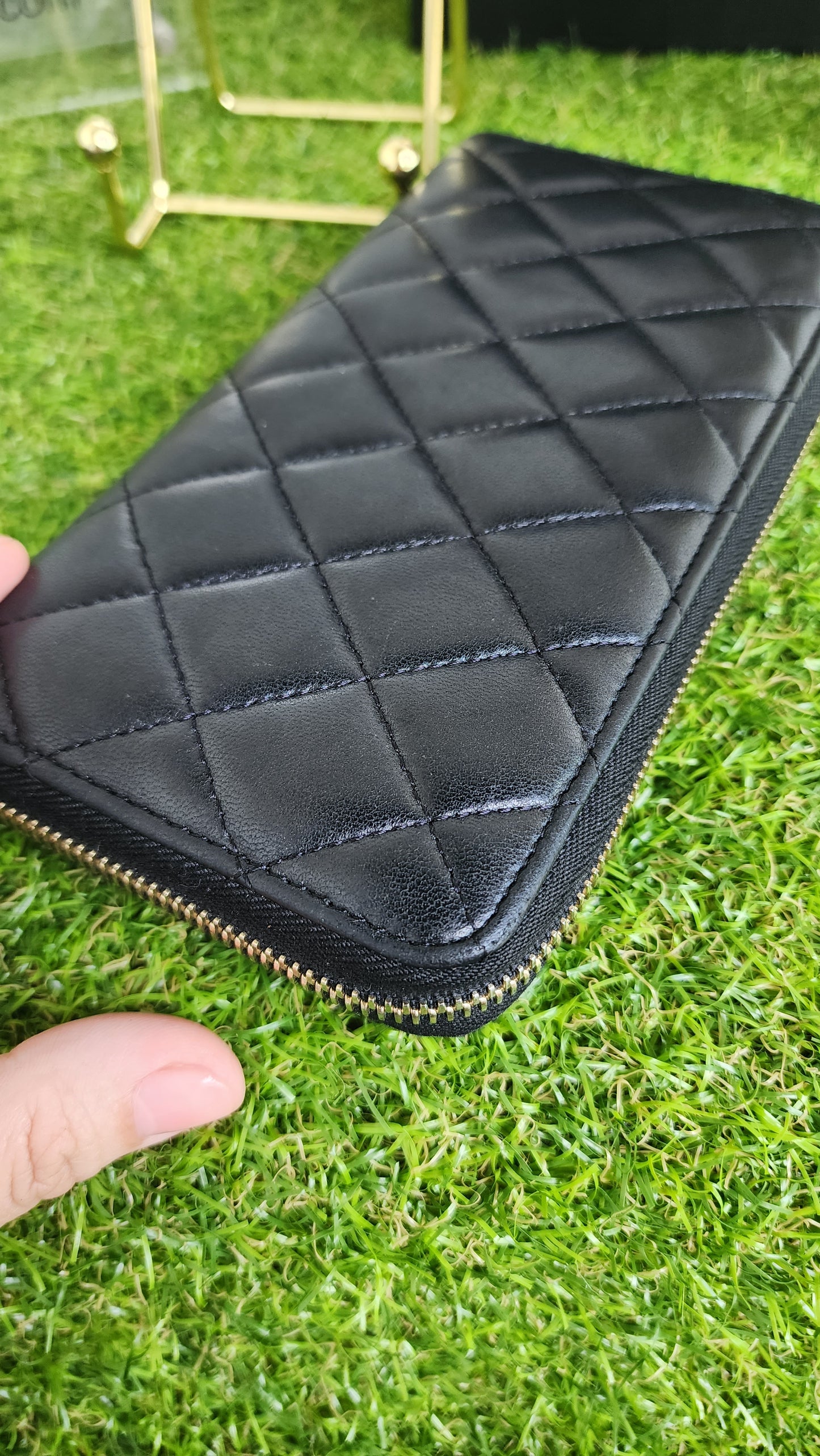 CHANEL LONG ZIPPY WALLET