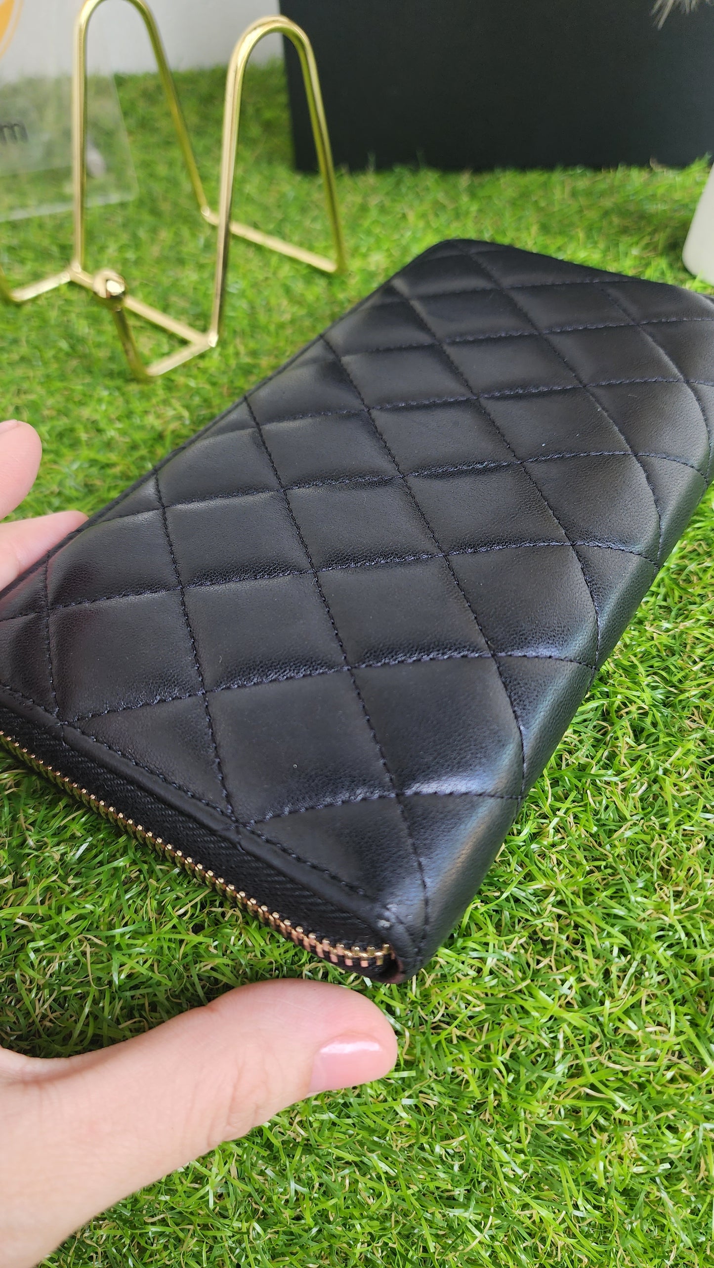 CHANEL LONG ZIPPY WALLET