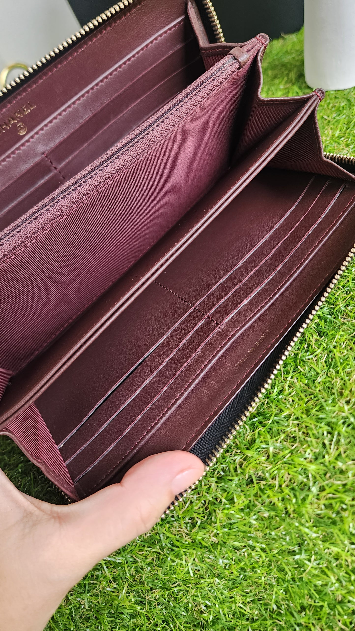 CHANEL LONG ZIPPY WALLET