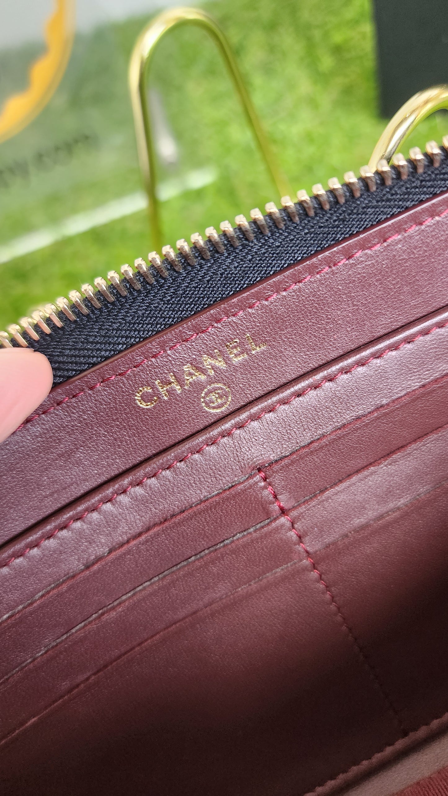 CHANEL LONG ZIPPY WALLET