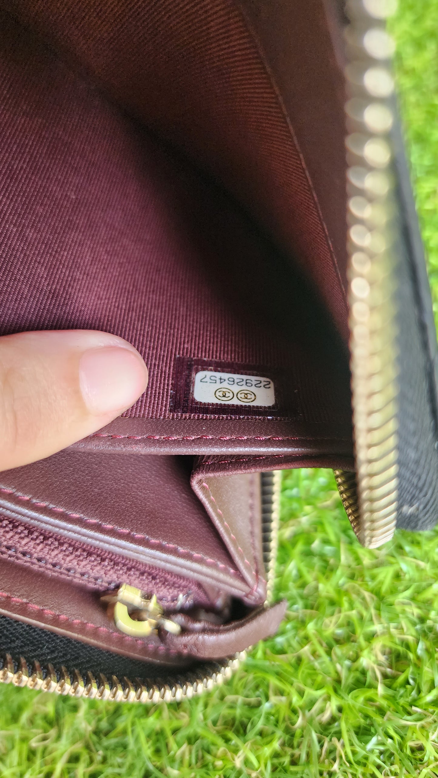 CHANEL LONG ZIPPY WALLET