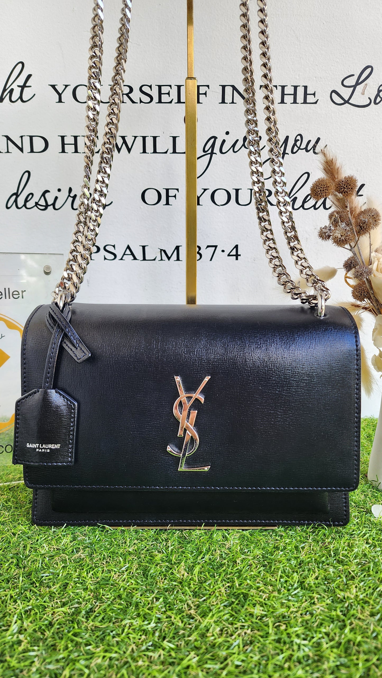 YSL SUNSET MEDIUM BLACK