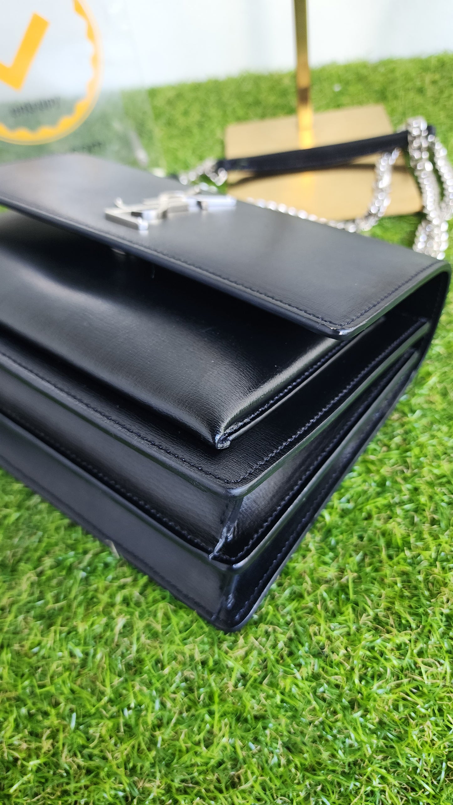 YSL SUNSET MEDIUM BLACK