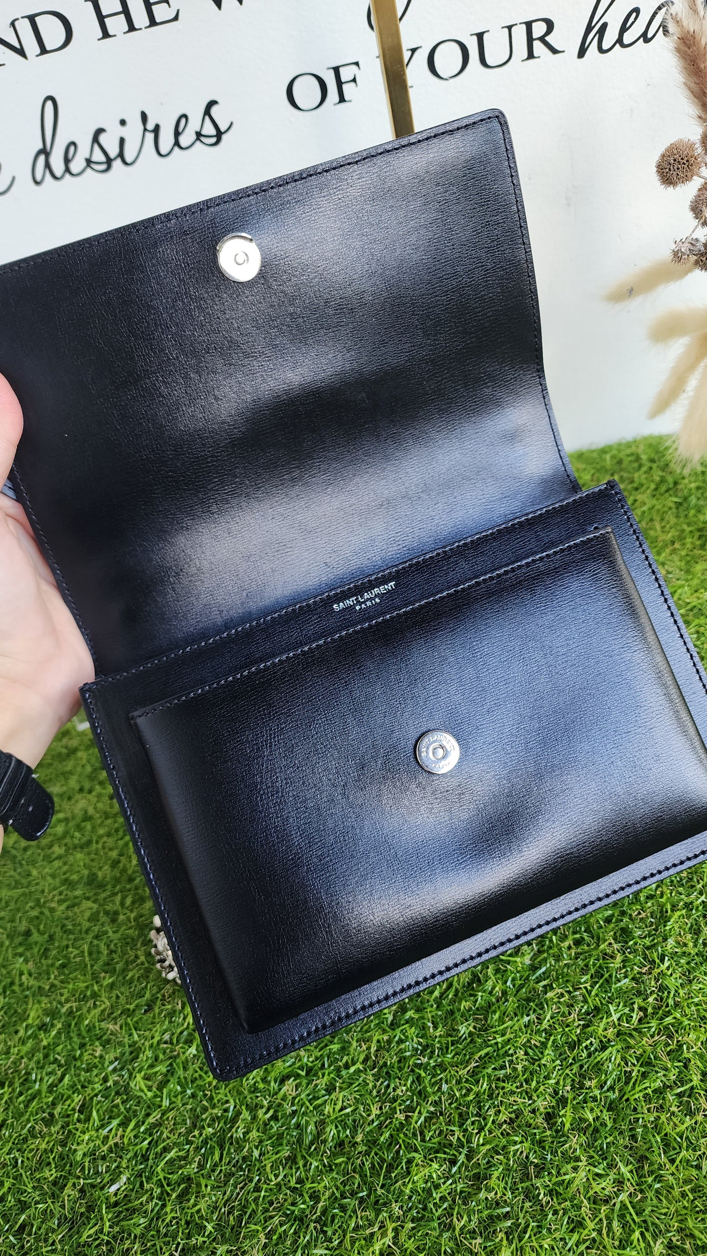 YSL SUNSET MEDIUM BLACK