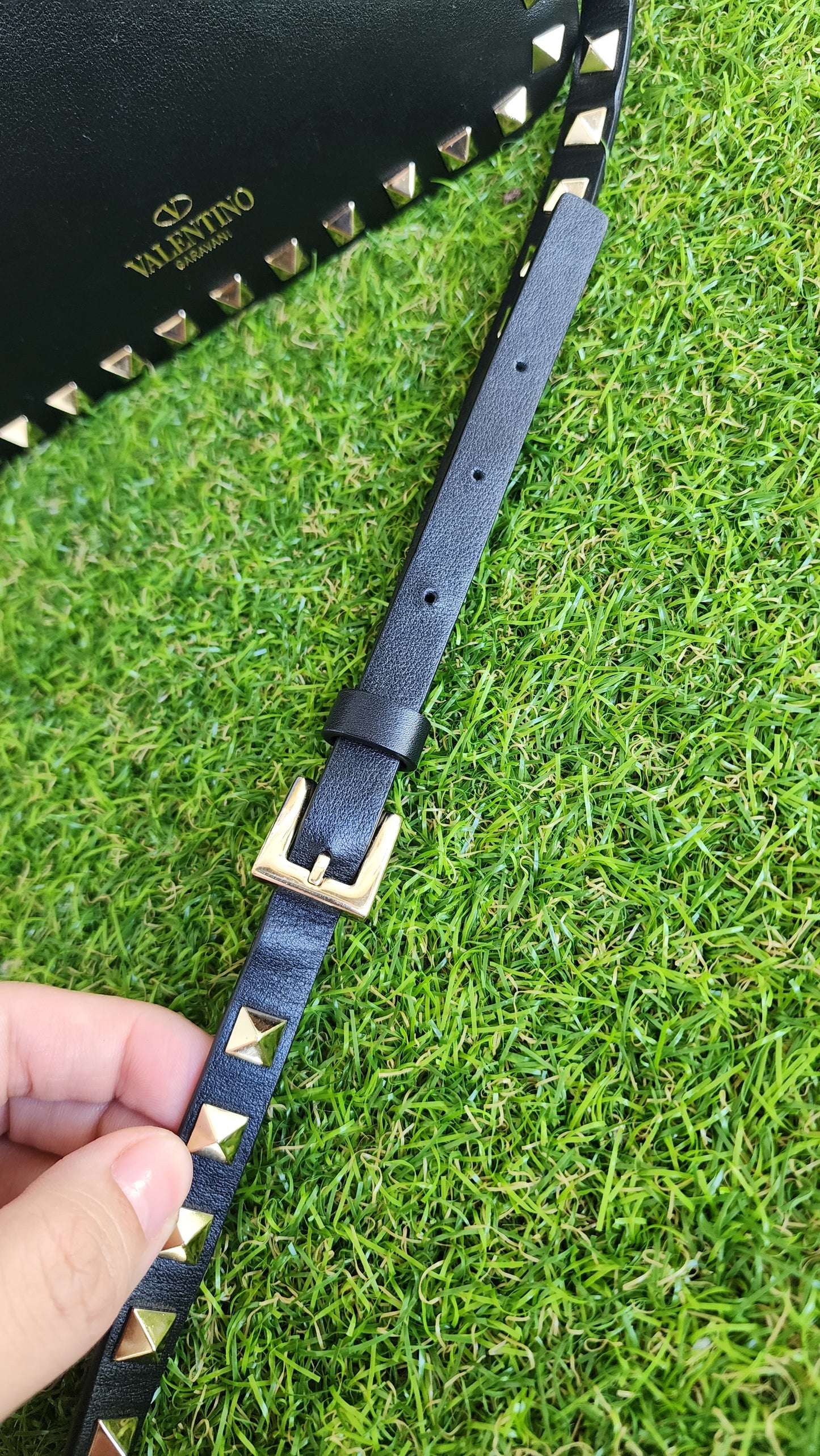 VALENTINO ROCKSTUD CAMERA BAG