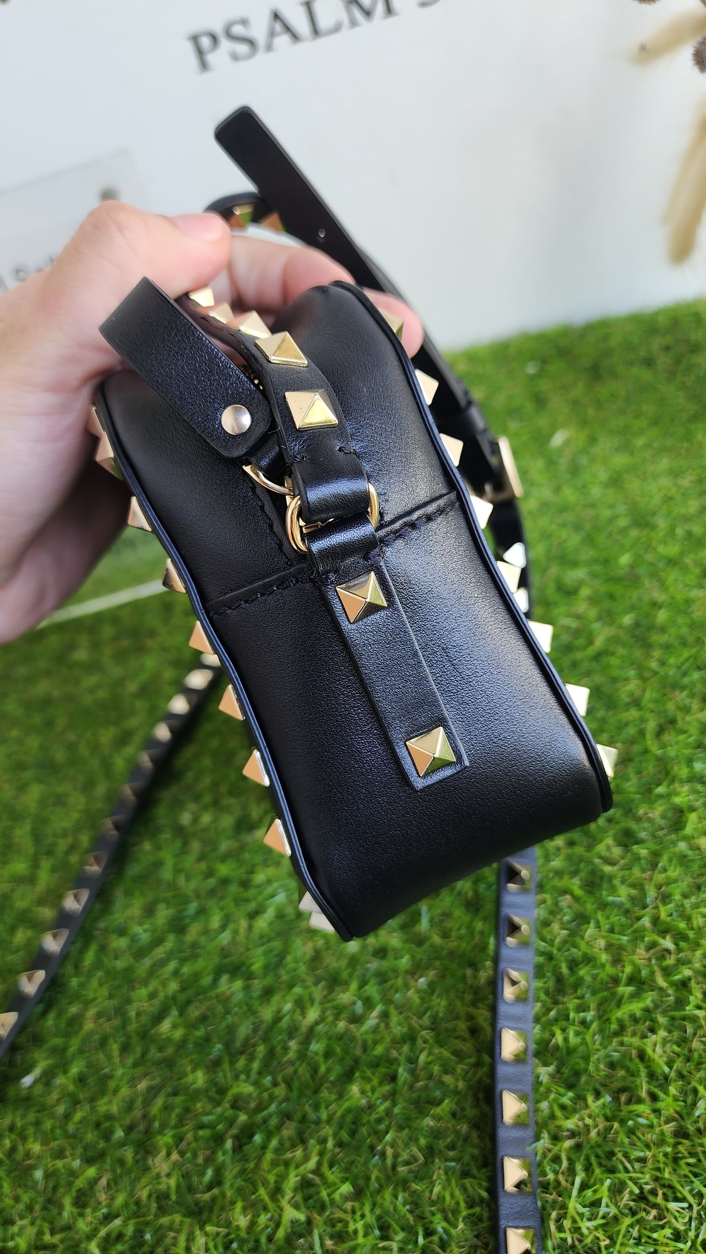 VALENTINO ROCKSTUD CAMERA BAG