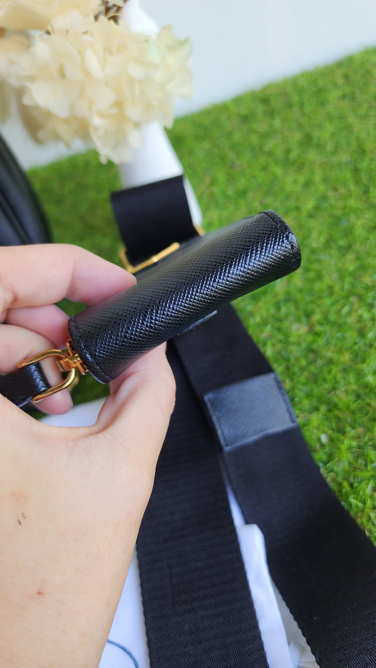 PRADA MULTIPOCHETTE SAFFIANO BLACK