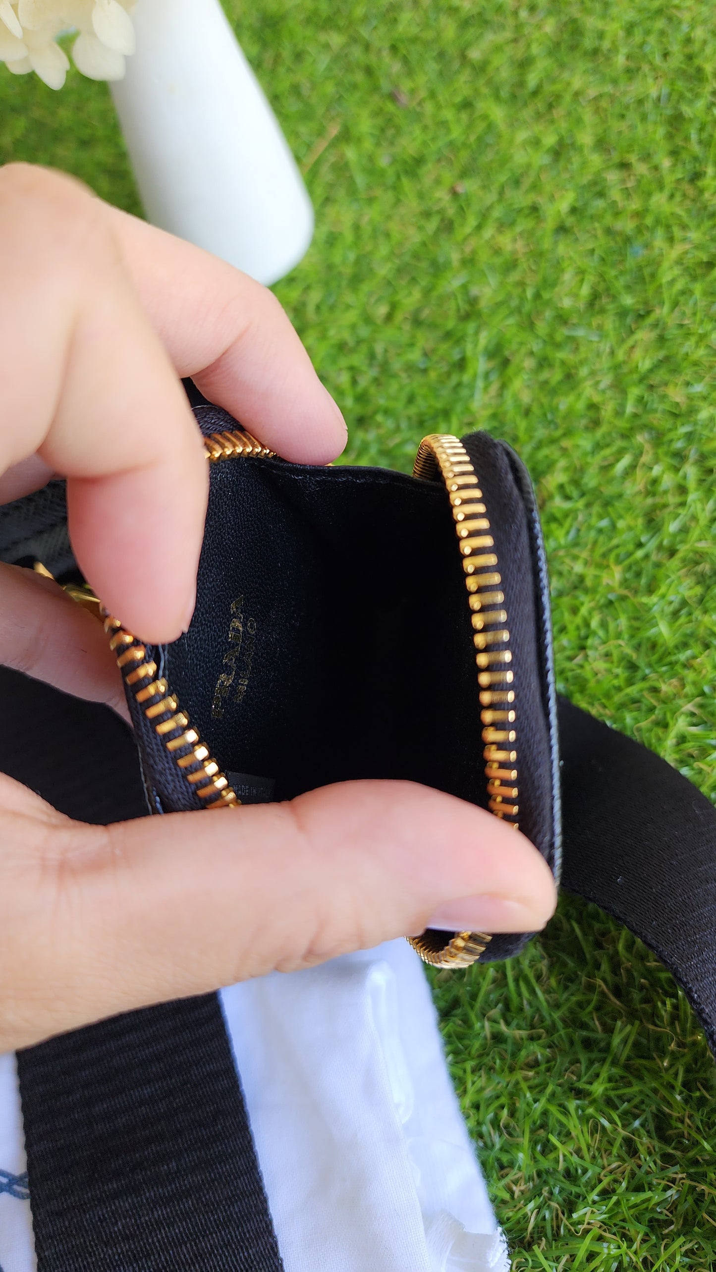 PRADA MULTIPOCHETTE SAFFIANO BLACK