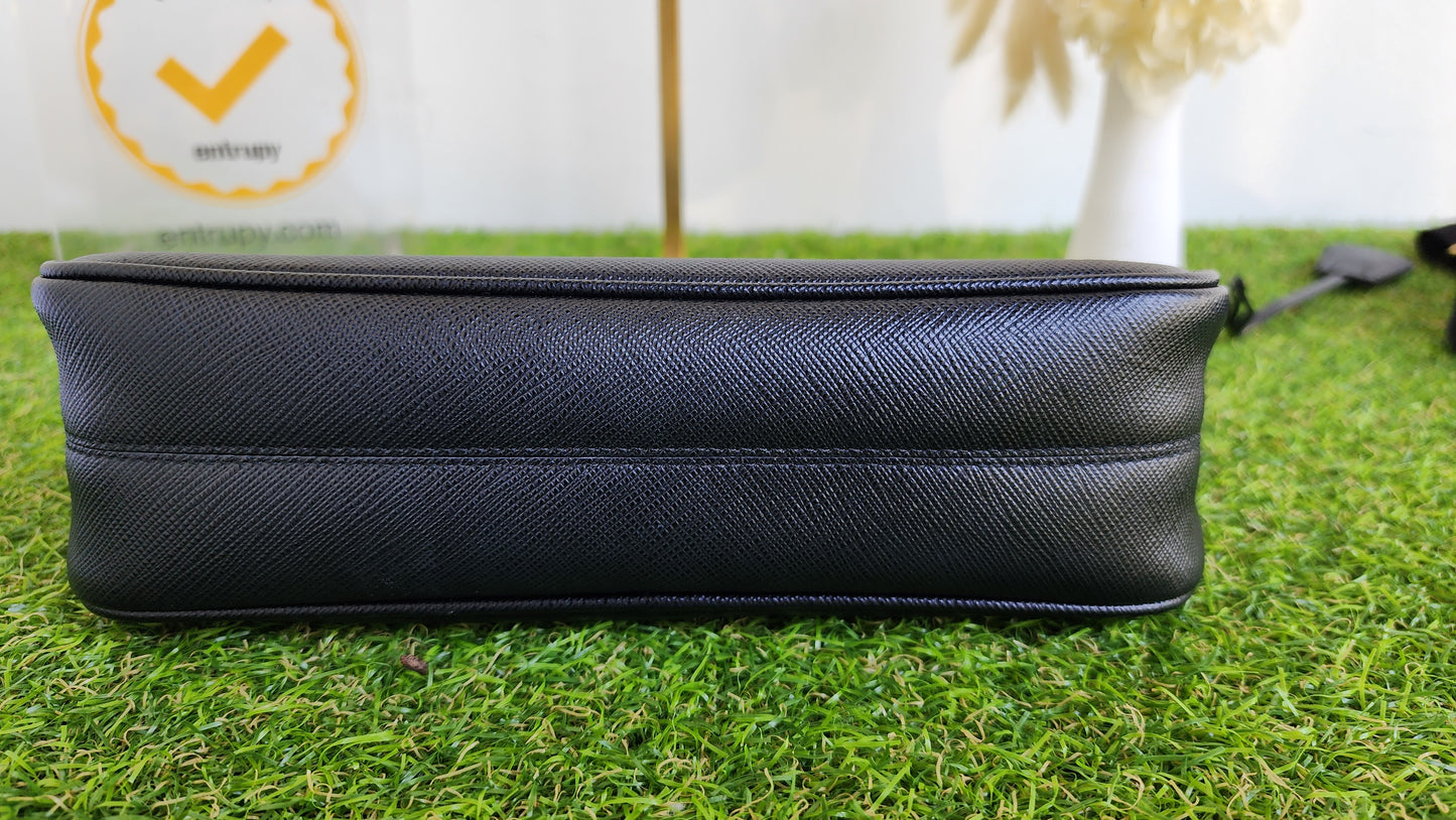 PRADA MULTIPOCHETTE SAFFIANO BLACK