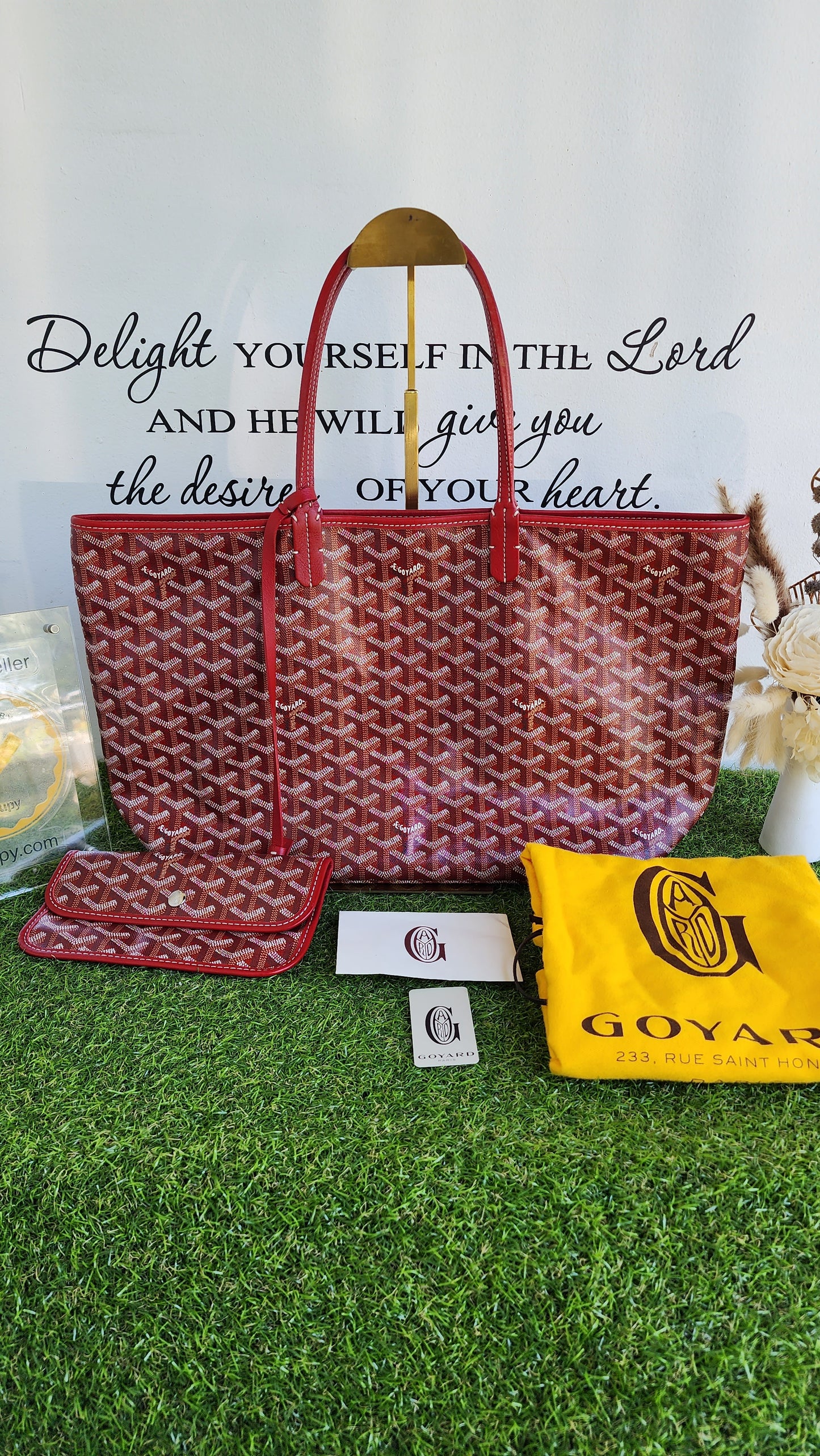 Goyard St Louis PM Red
