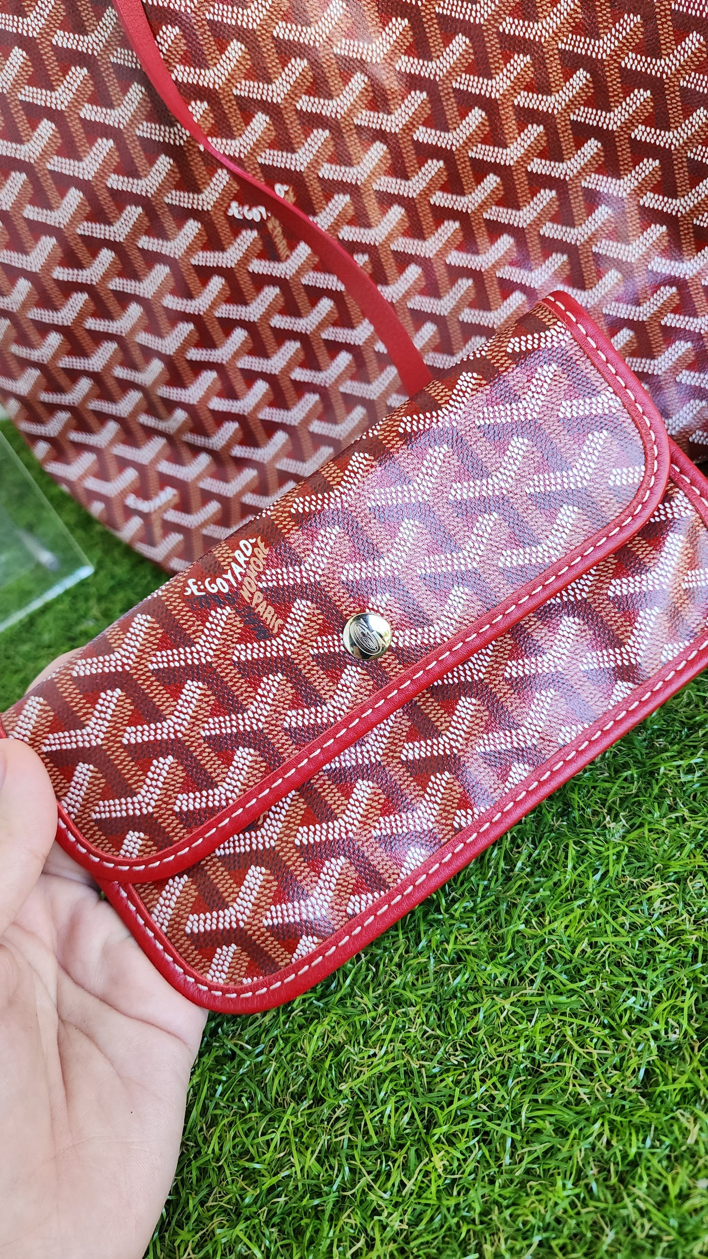 Goyard St Louis PM Red