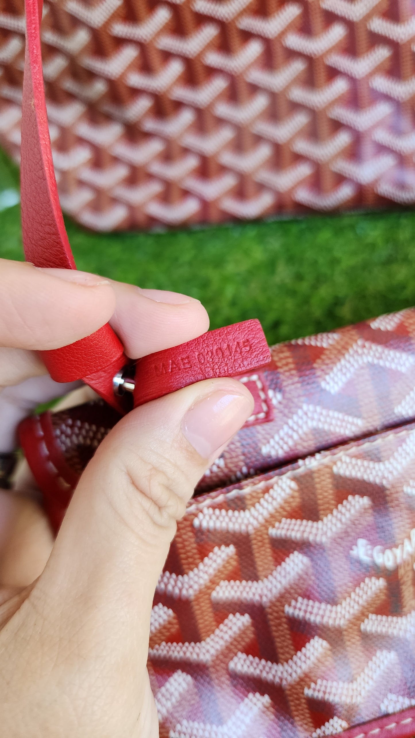 Goyard St Louis PM Red