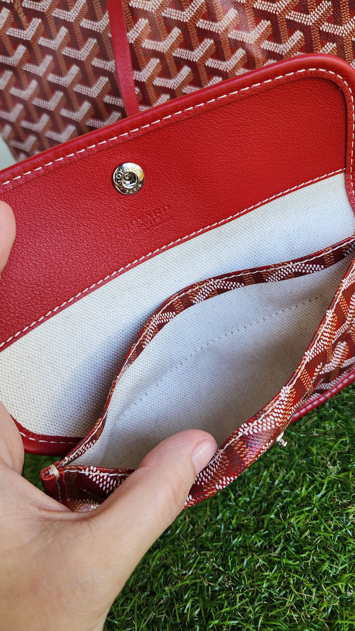 Goyard St Louis PM Red