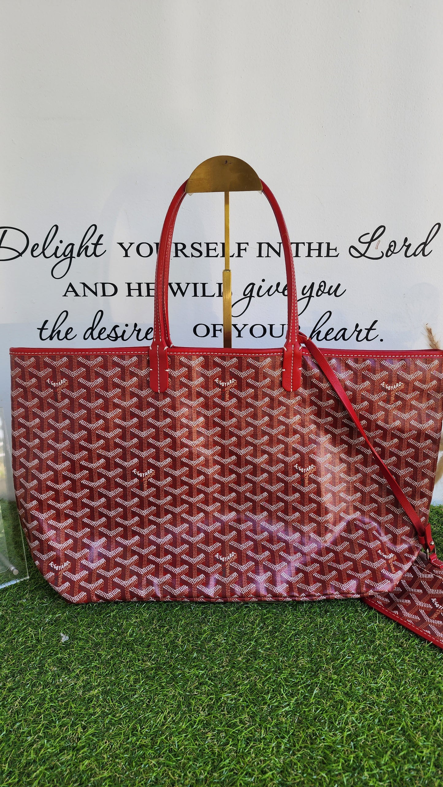 Goyard St Louis PM Red