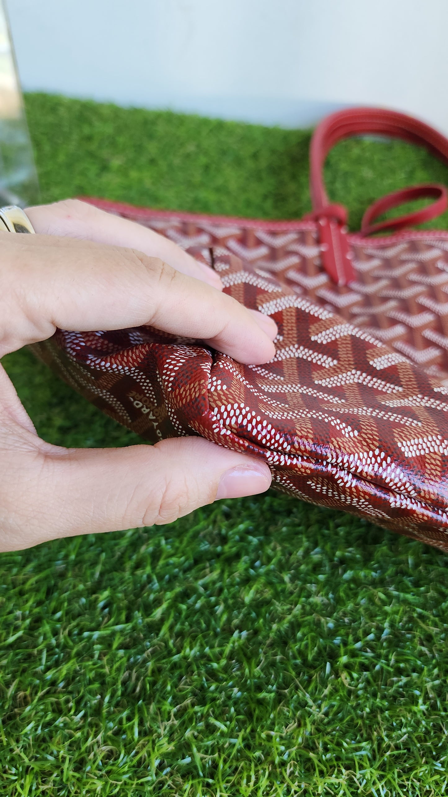 Goyard St Louis PM Red
