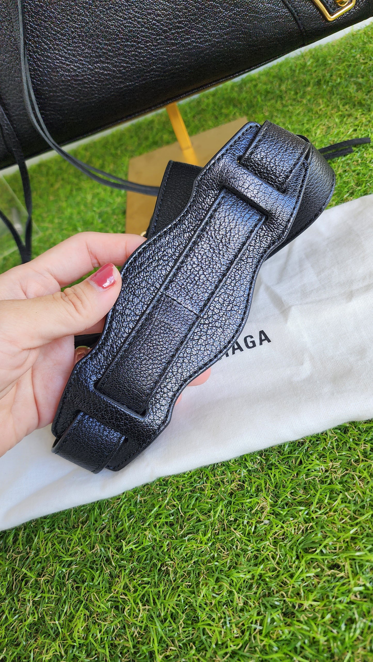 BALENCIAGA SMALL METALLIC EDGE