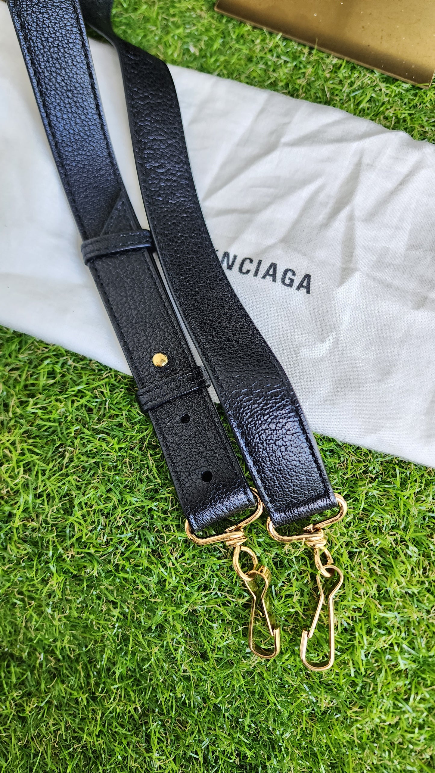 BALENCIAGA SMALL METALLIC EDGE