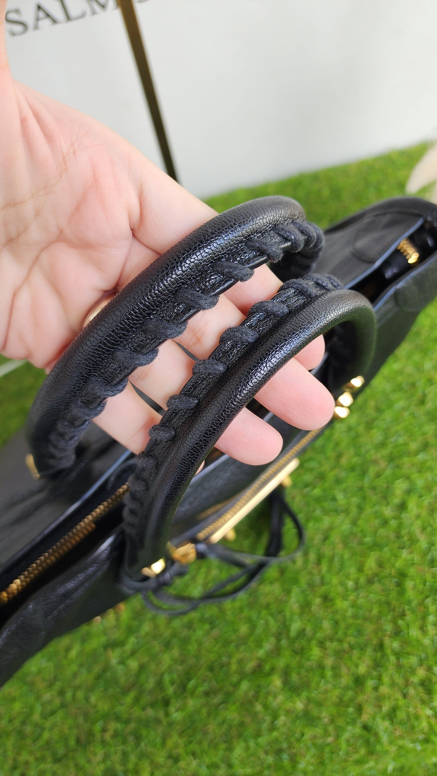 BALENCIAGA SMALL METALLIC EDGE