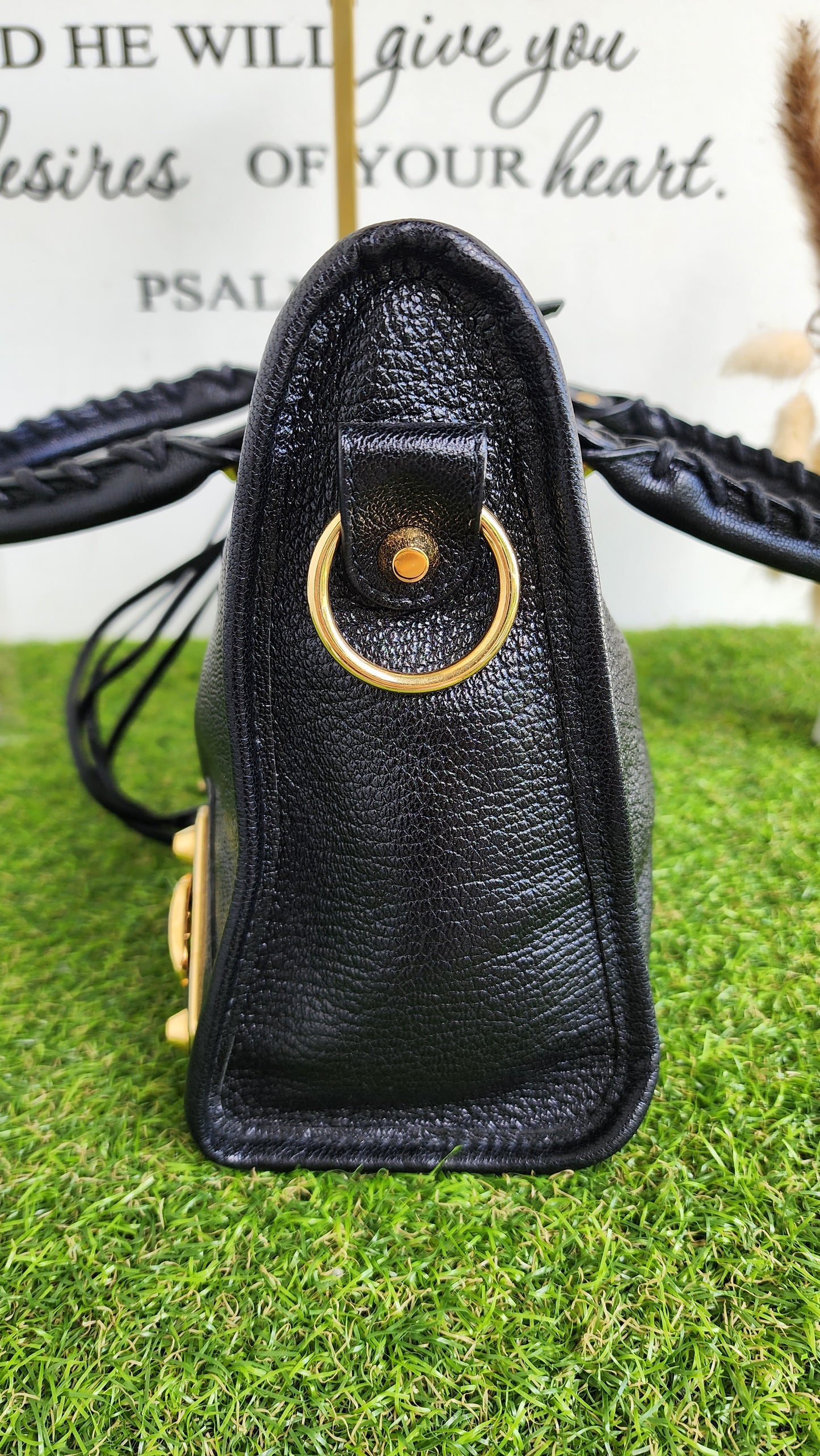 BALENCIAGA SMALL METALLIC EDGE
