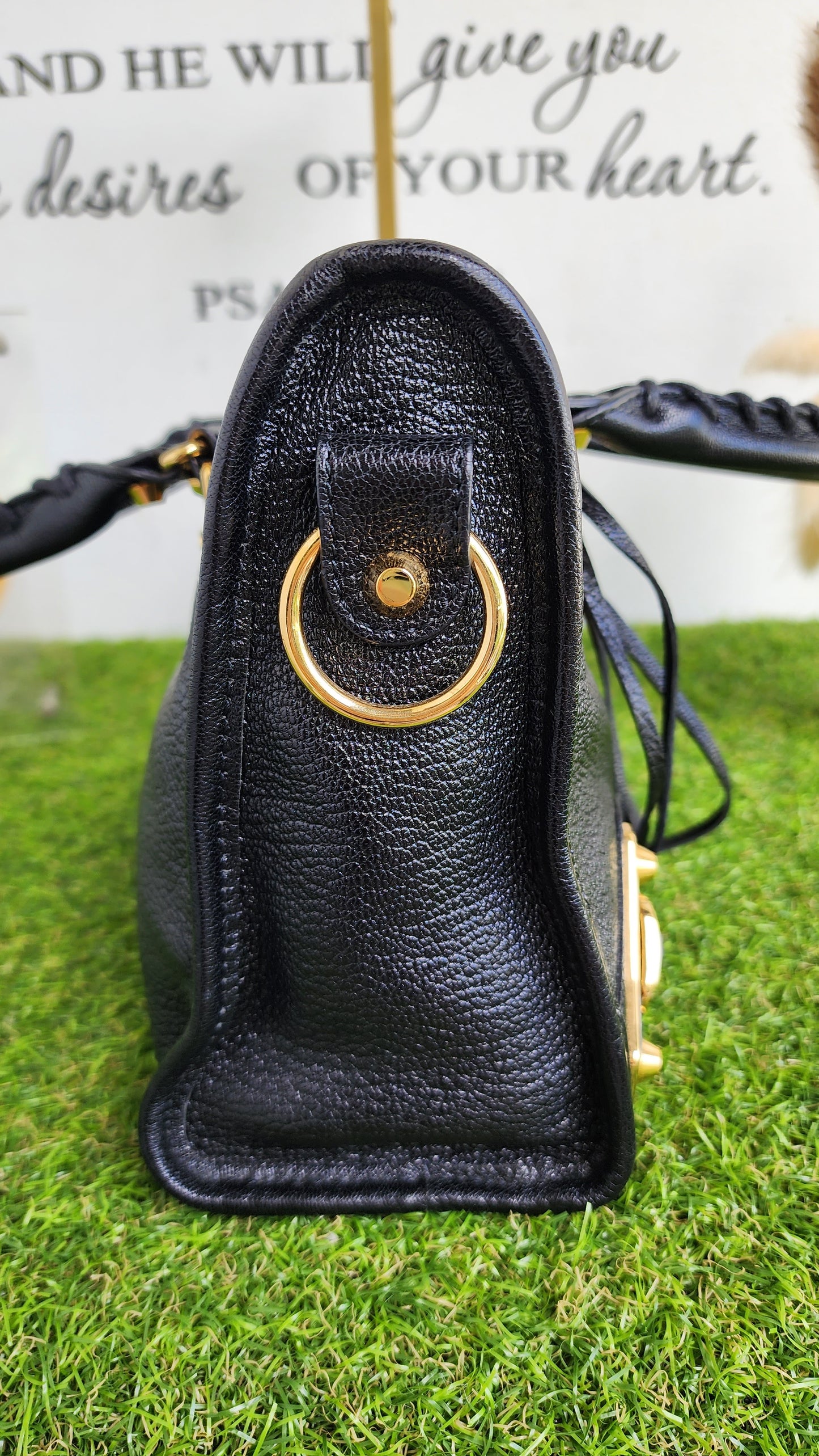 BALENCIAGA SMALL METALLIC EDGE
