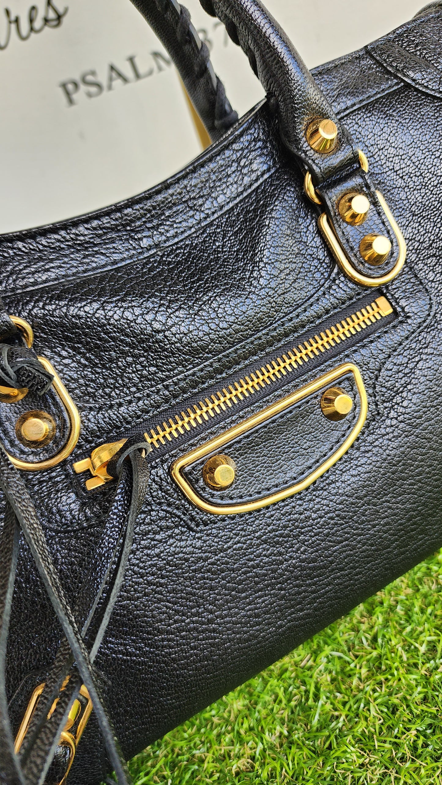 BALENCIAGA SMALL METALLIC EDGE