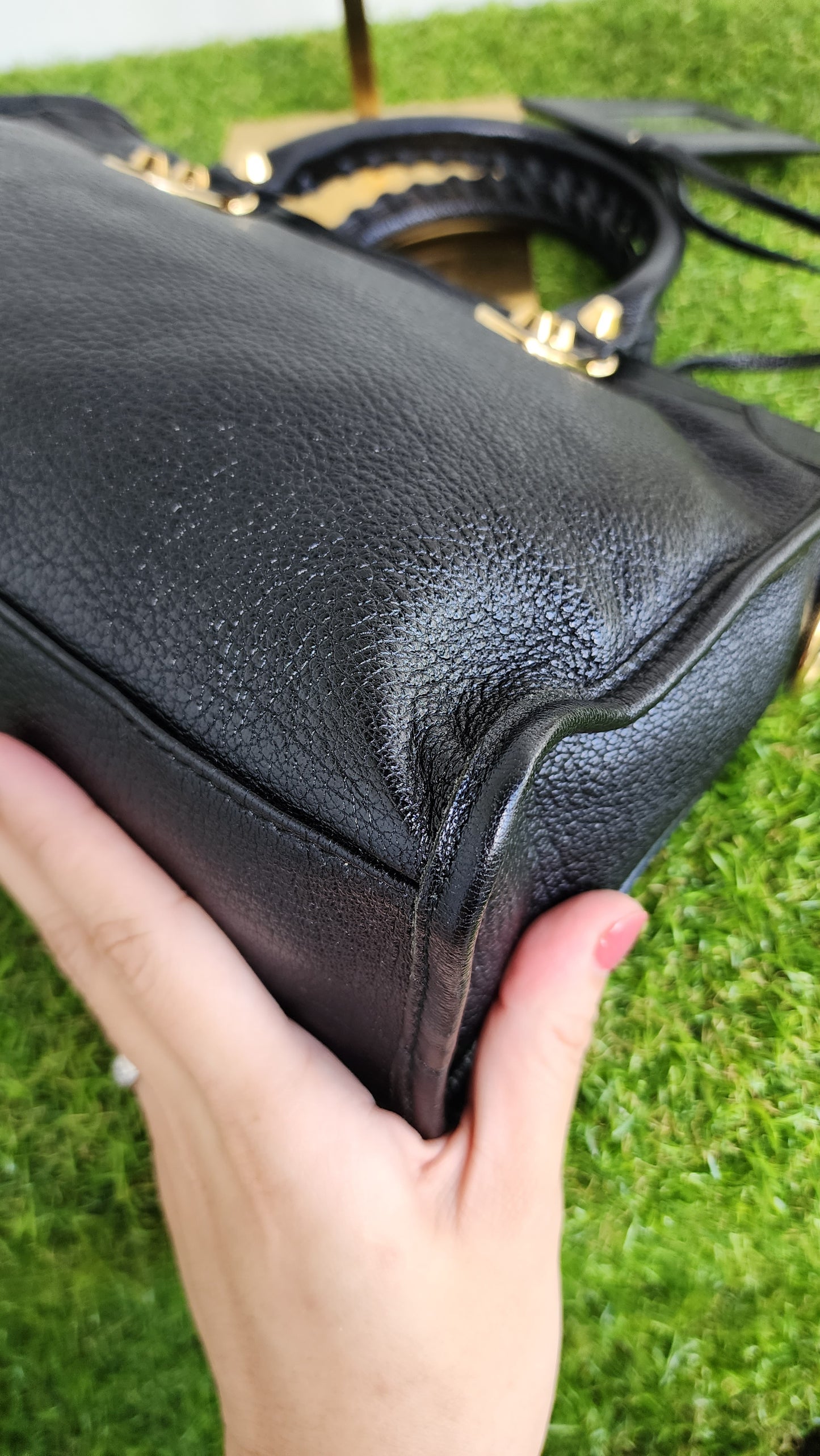 BALENCIAGA SMALL METALLIC EDGE