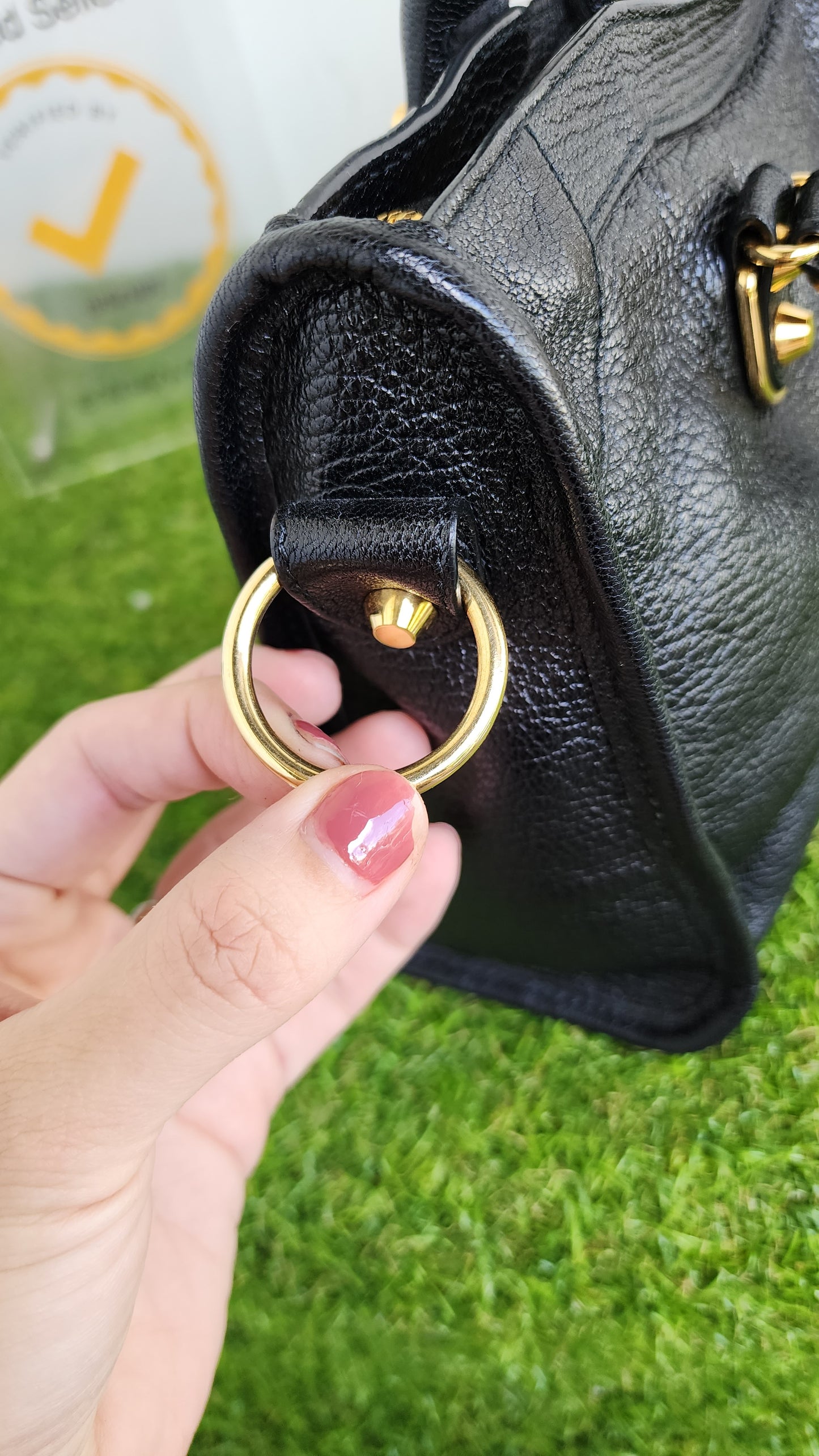 BALENCIAGA SMALL METALLIC EDGE