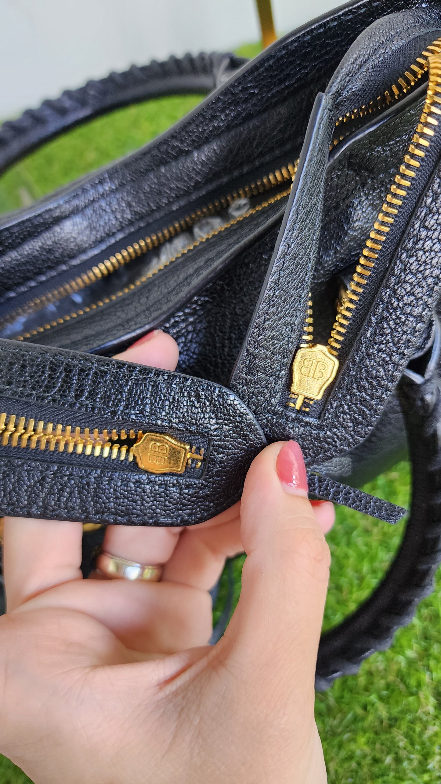 BALENCIAGA SMALL METALLIC EDGE