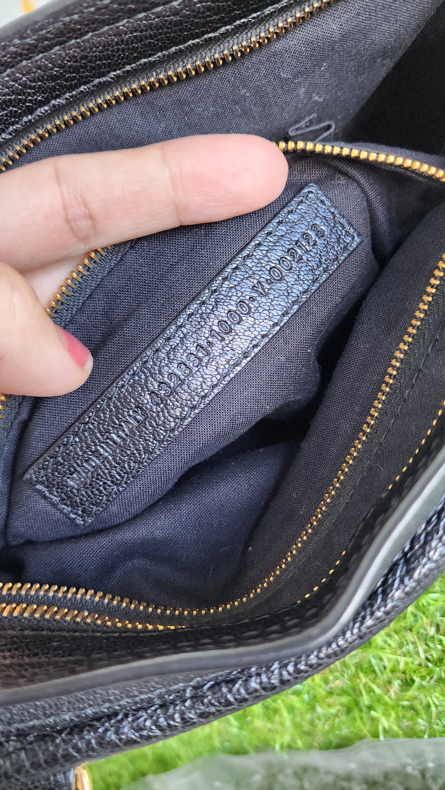 BALENCIAGA SMALL METALLIC EDGE