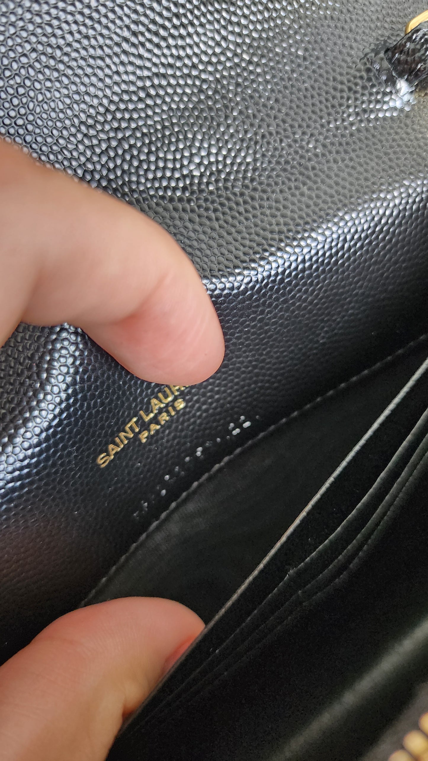 YSL WALLET ON CHAIN SMALL