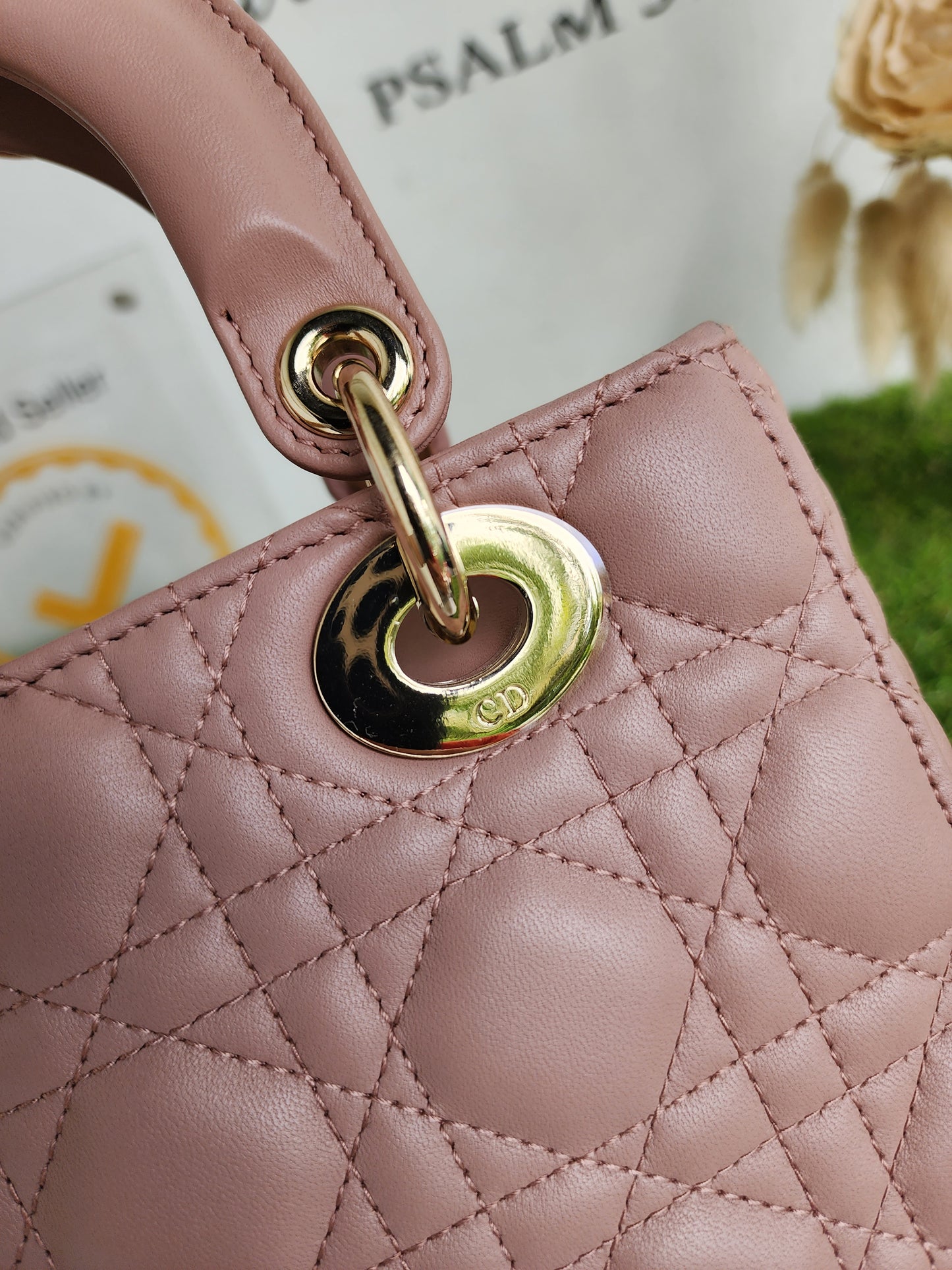 LADY DIOR SMALL ABC NUDE