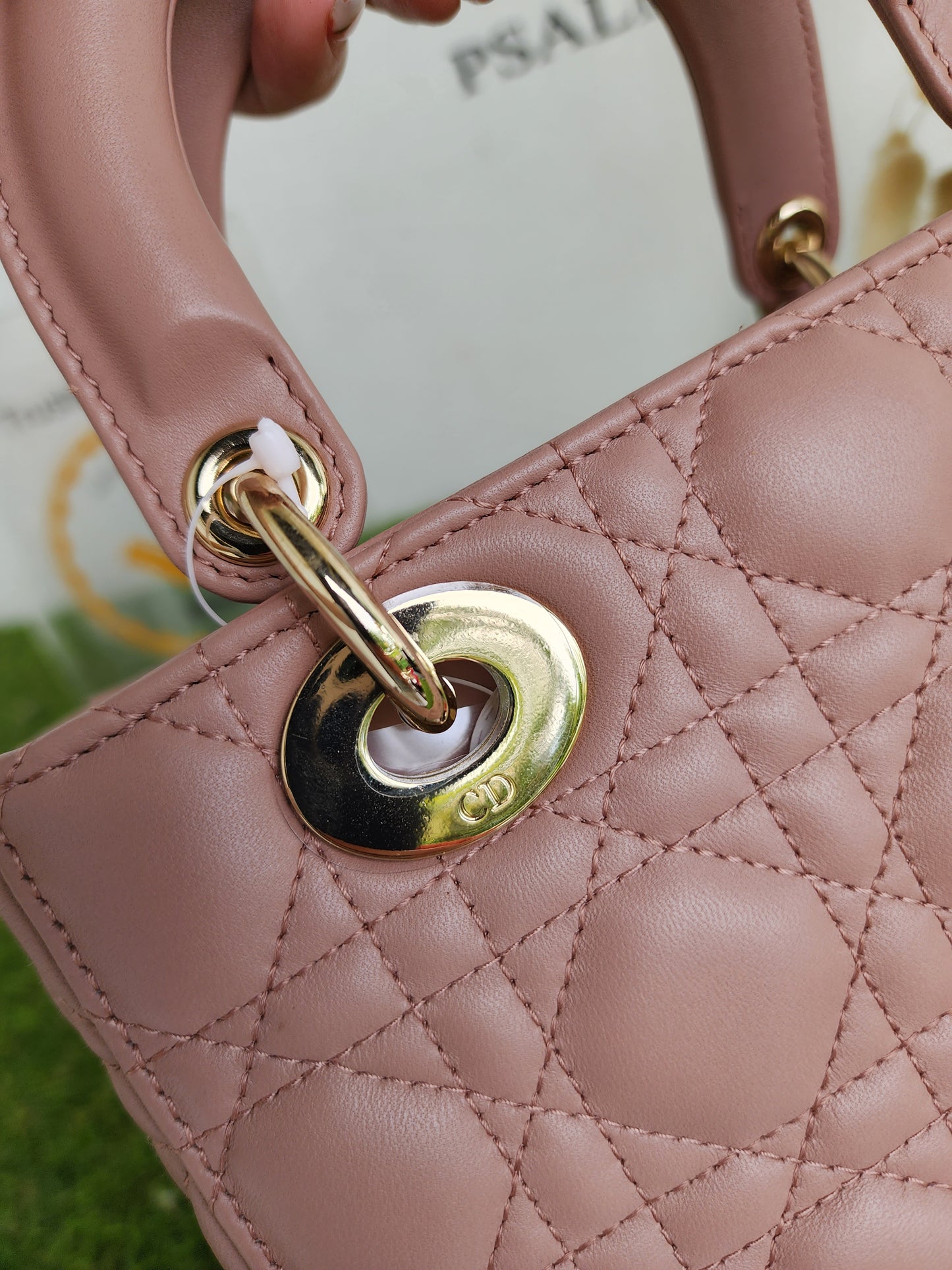 LADY DIOR SMALL ABC NUDE