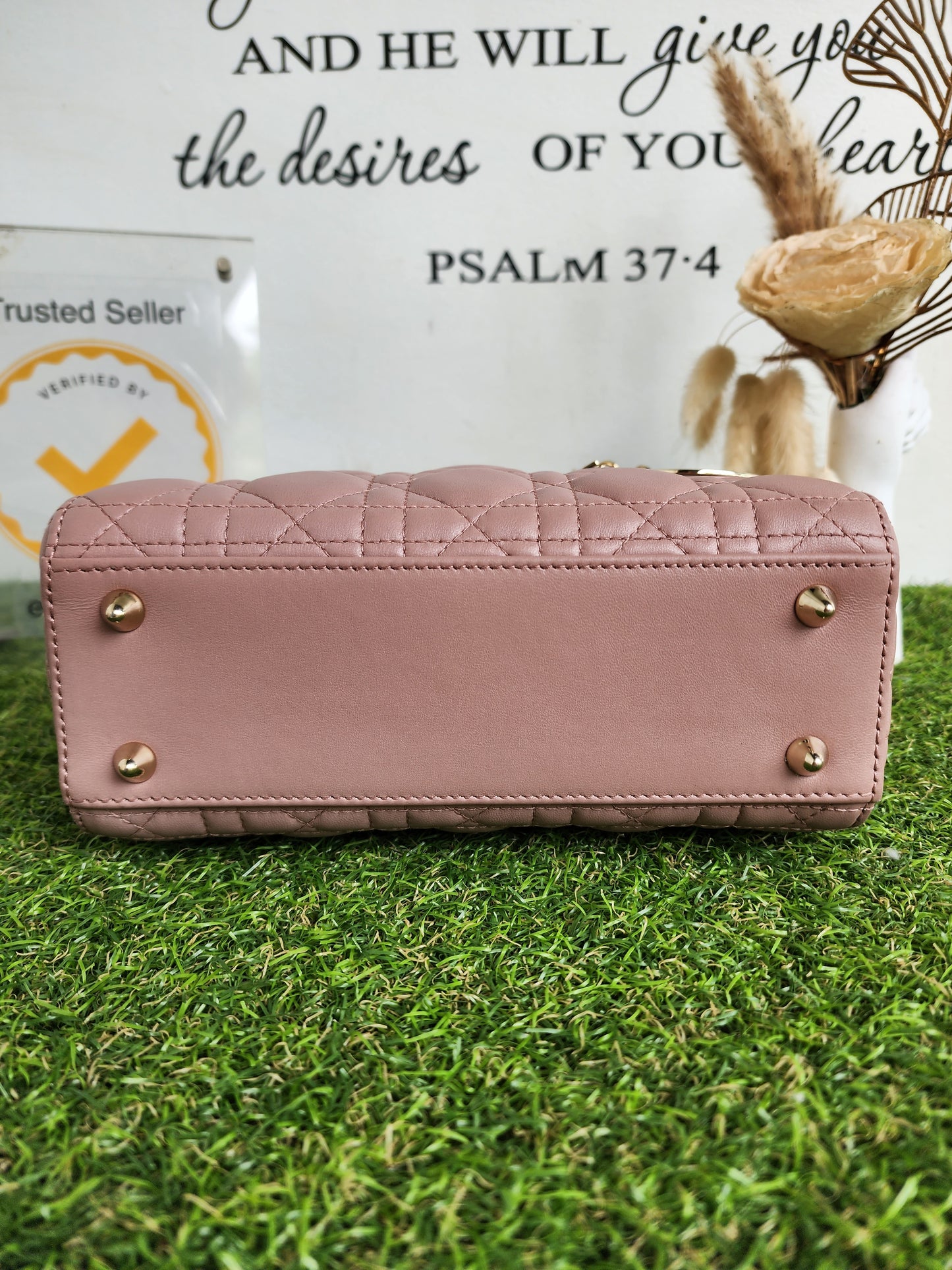 LADY DIOR SMALL ABC NUDE