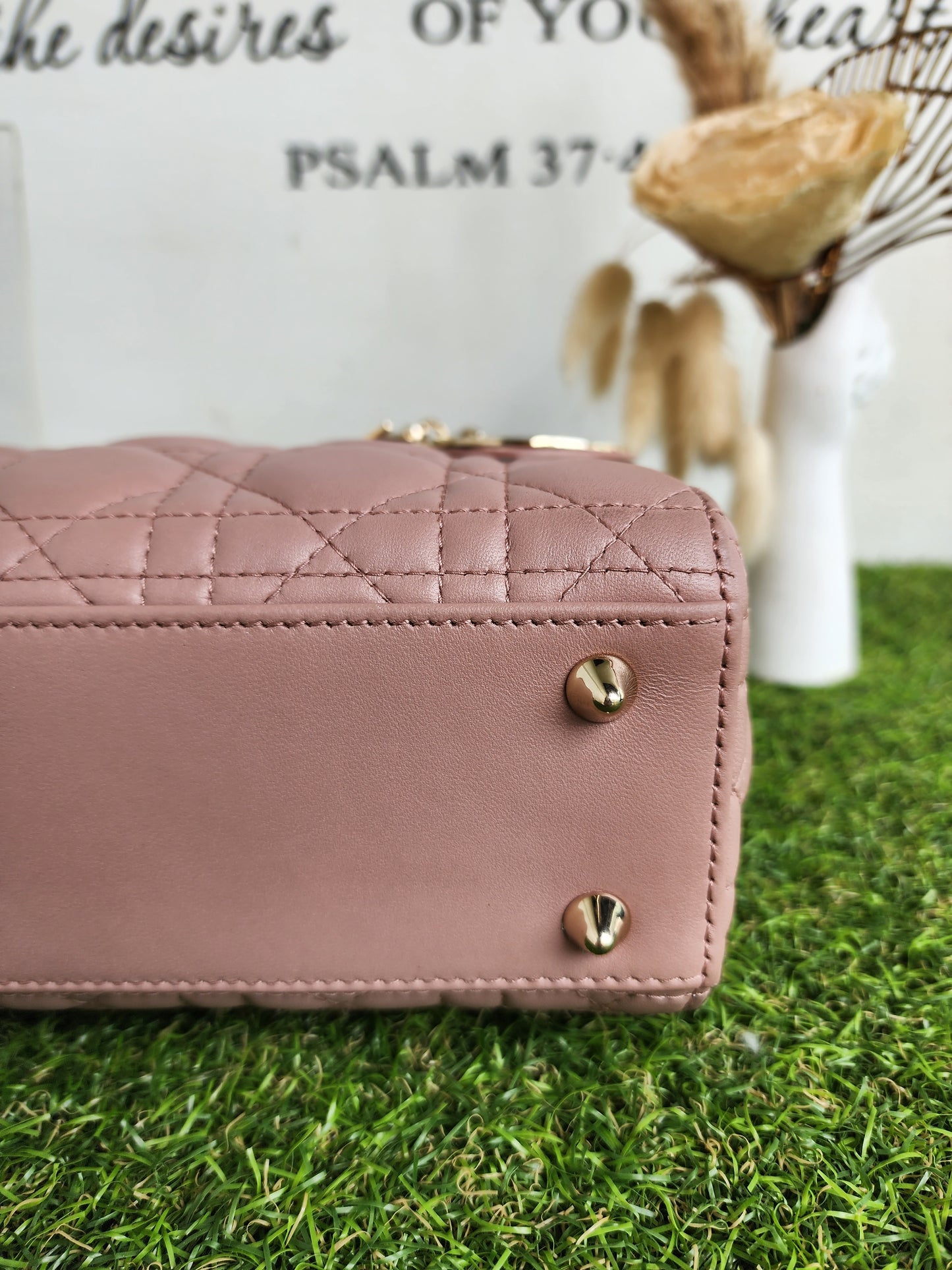 LADY DIOR SMALL ABC NUDE