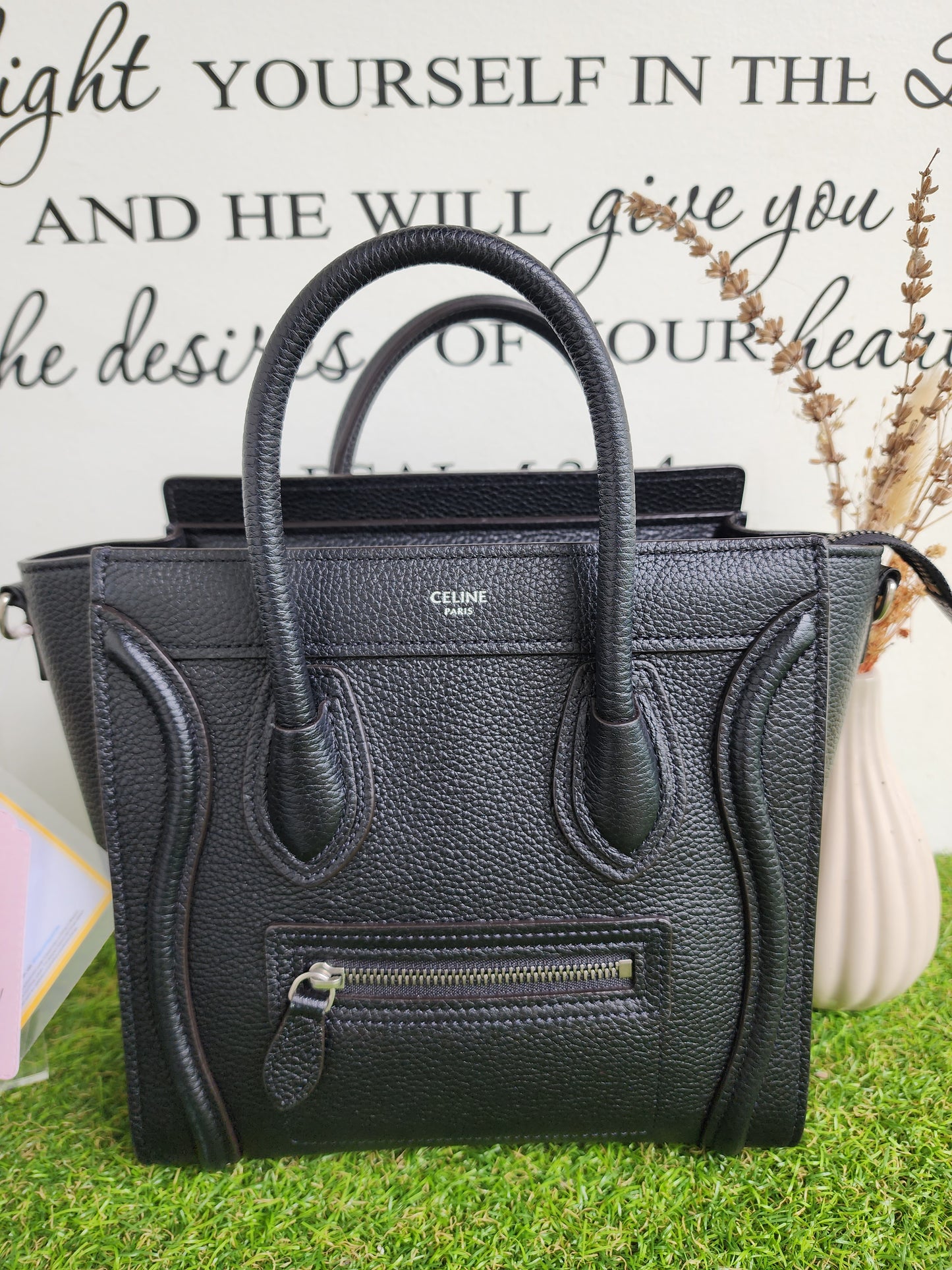 CELINE NANO LUGGAGE BLACK
