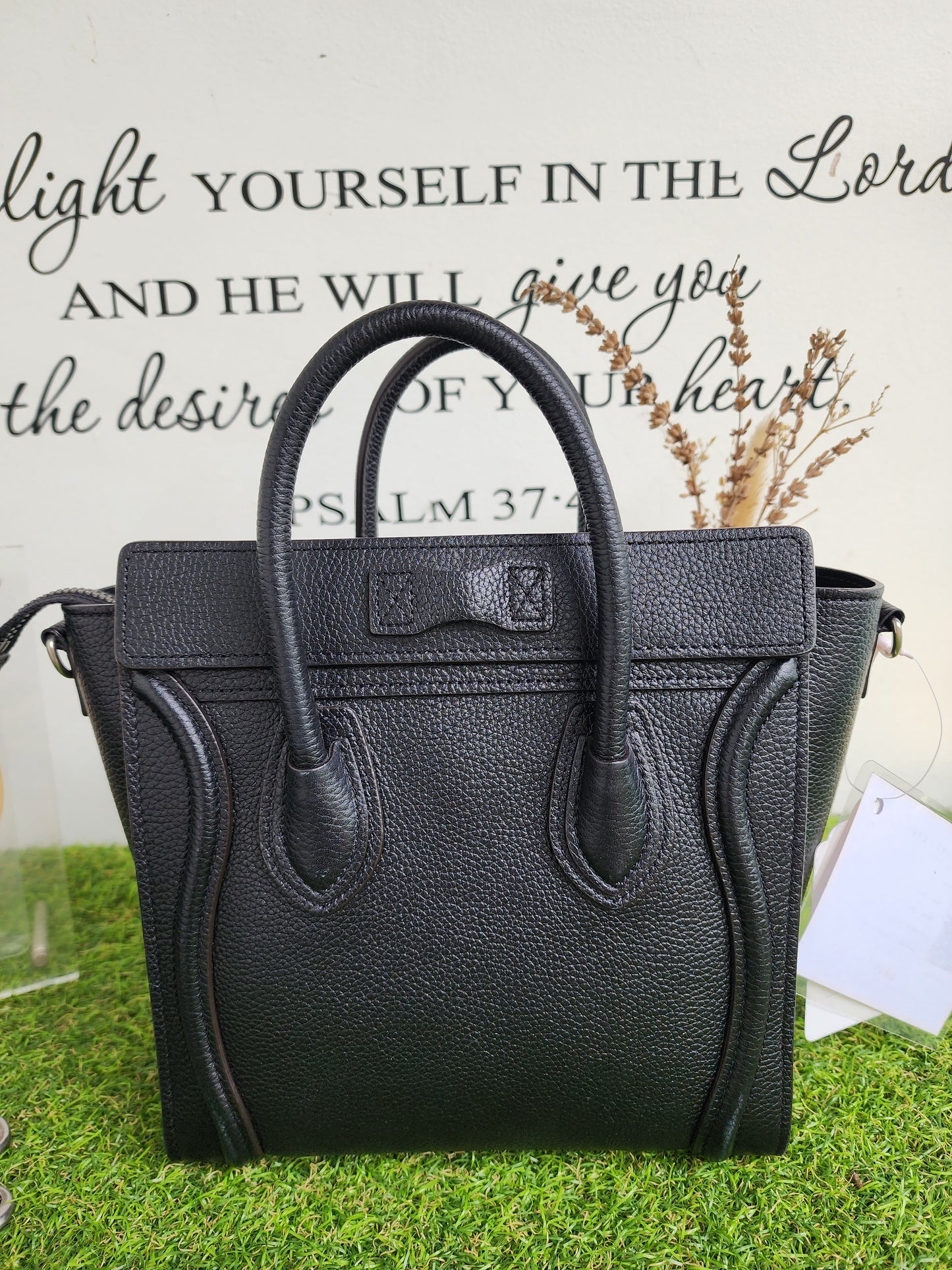 CELINE NANO LUGGAGE BLACK