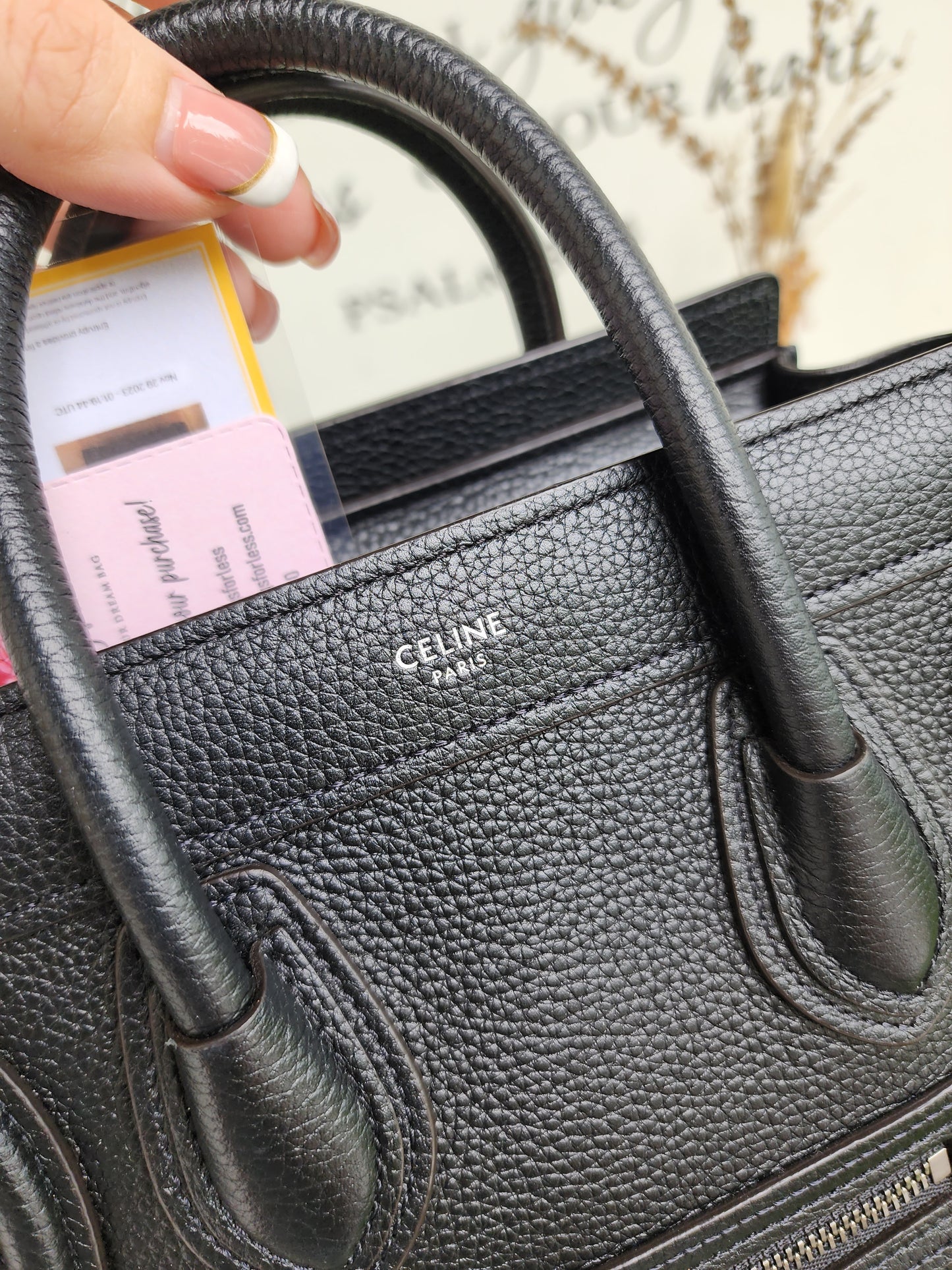 CELINE NANO LUGGAGE BLACK