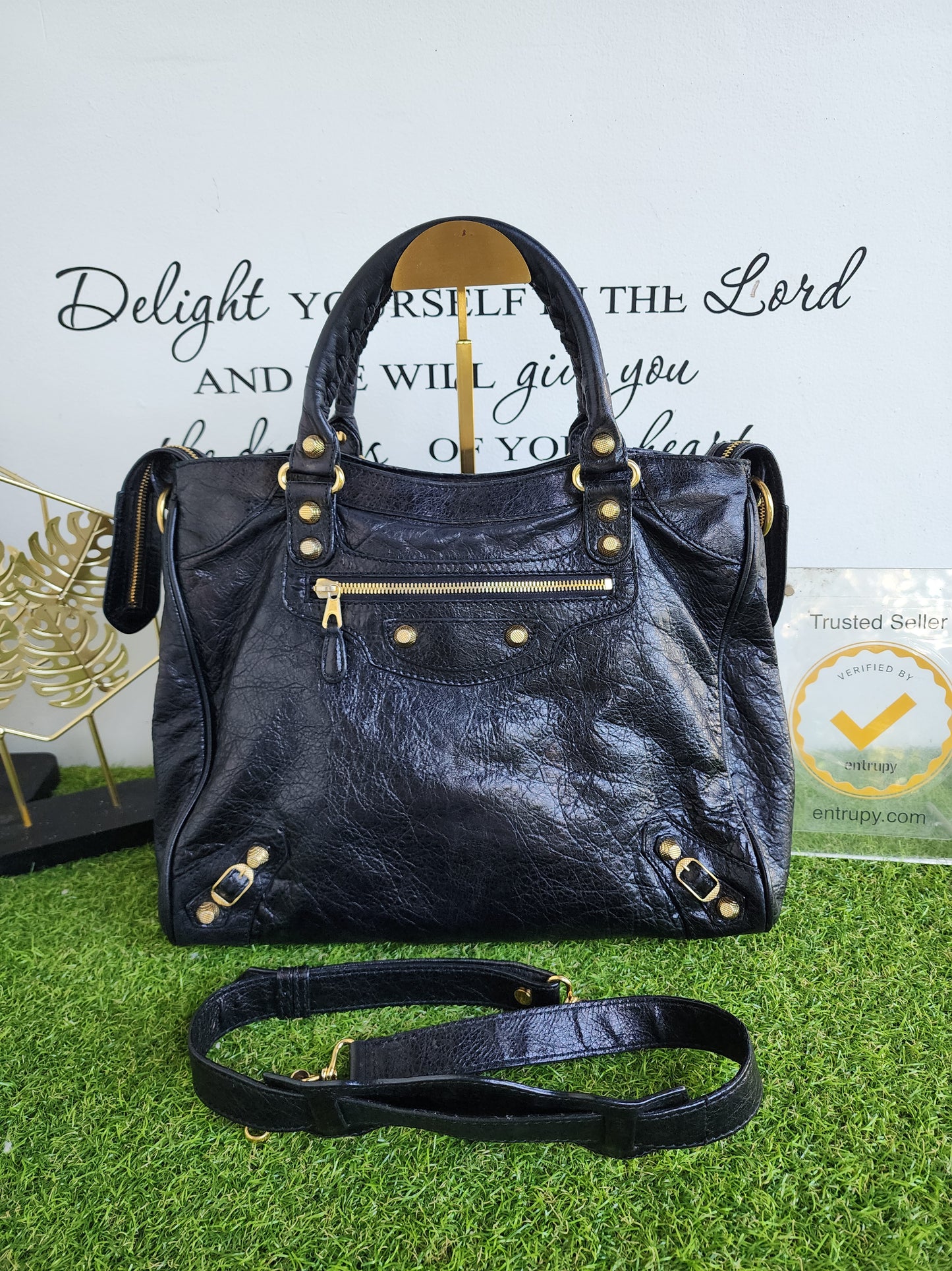 BALENCIAGA VELO BLACK GHW