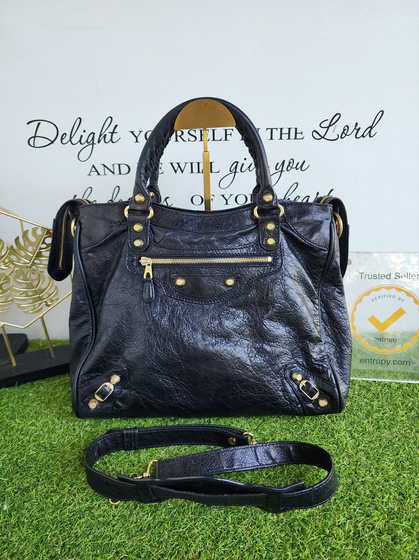 BALENCIAGA VELO BLACK GHW