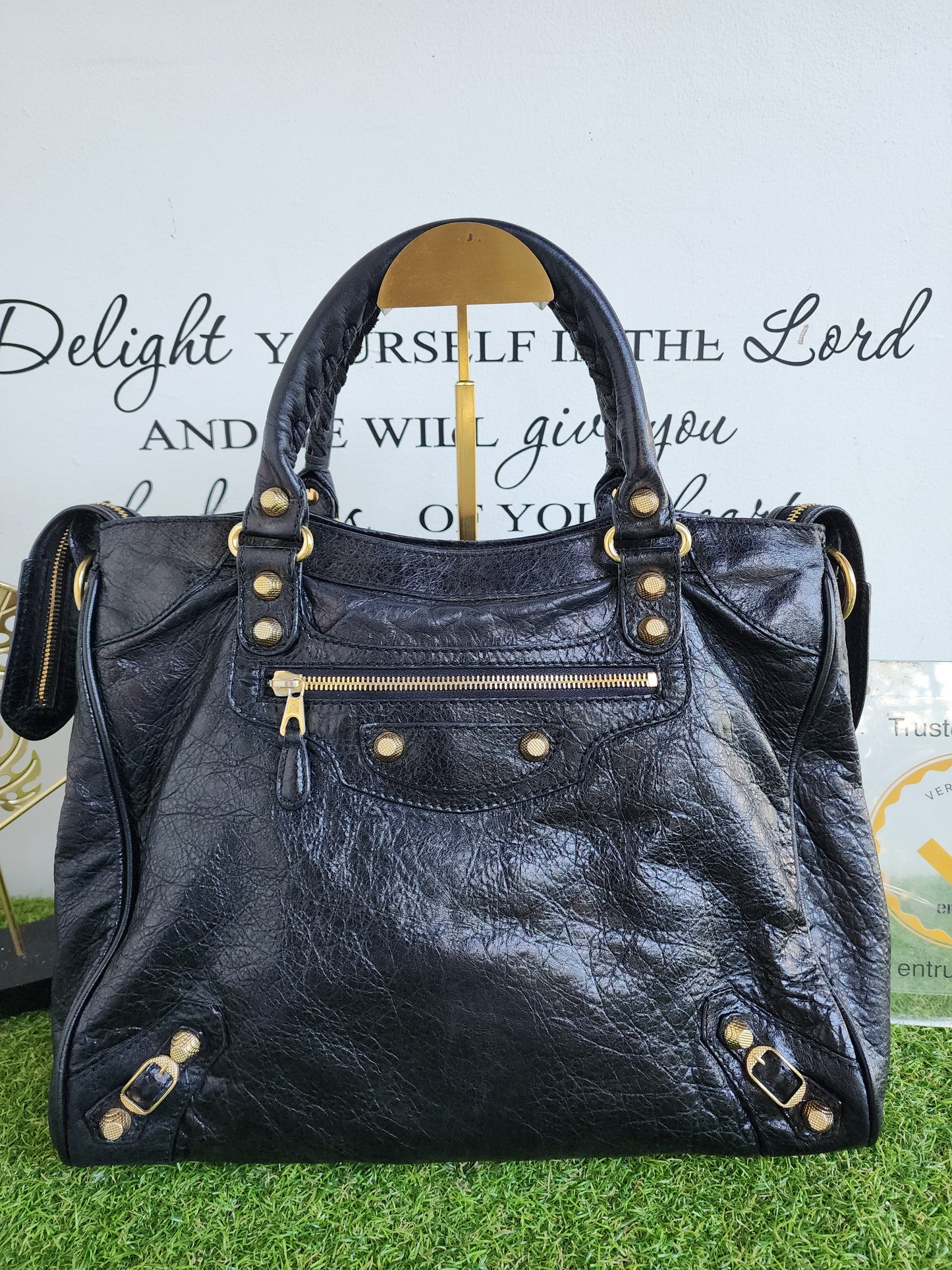 BALENCIAGA VELO BLACK GHW