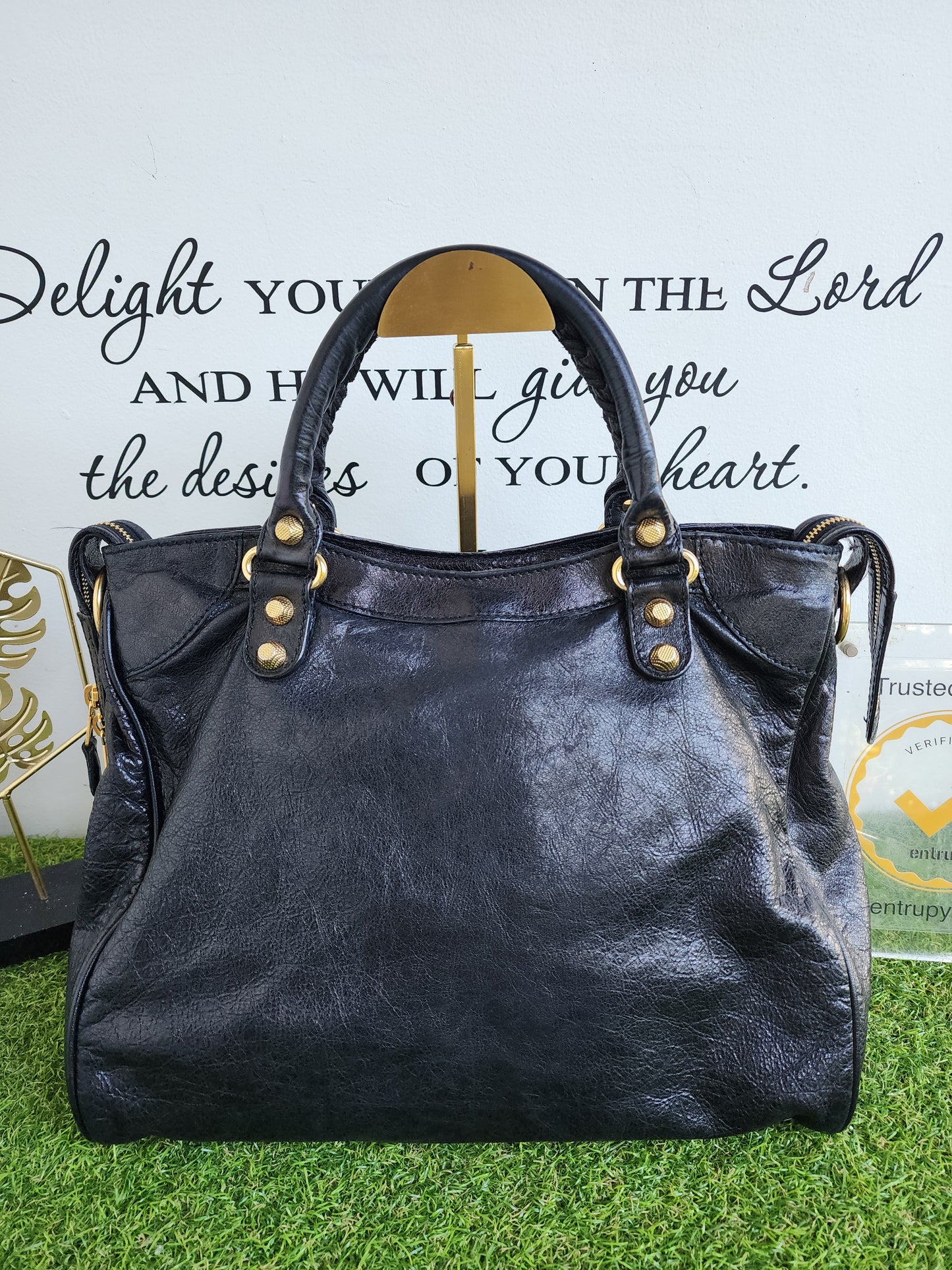 BALENCIAGA VELO BLACK GHW